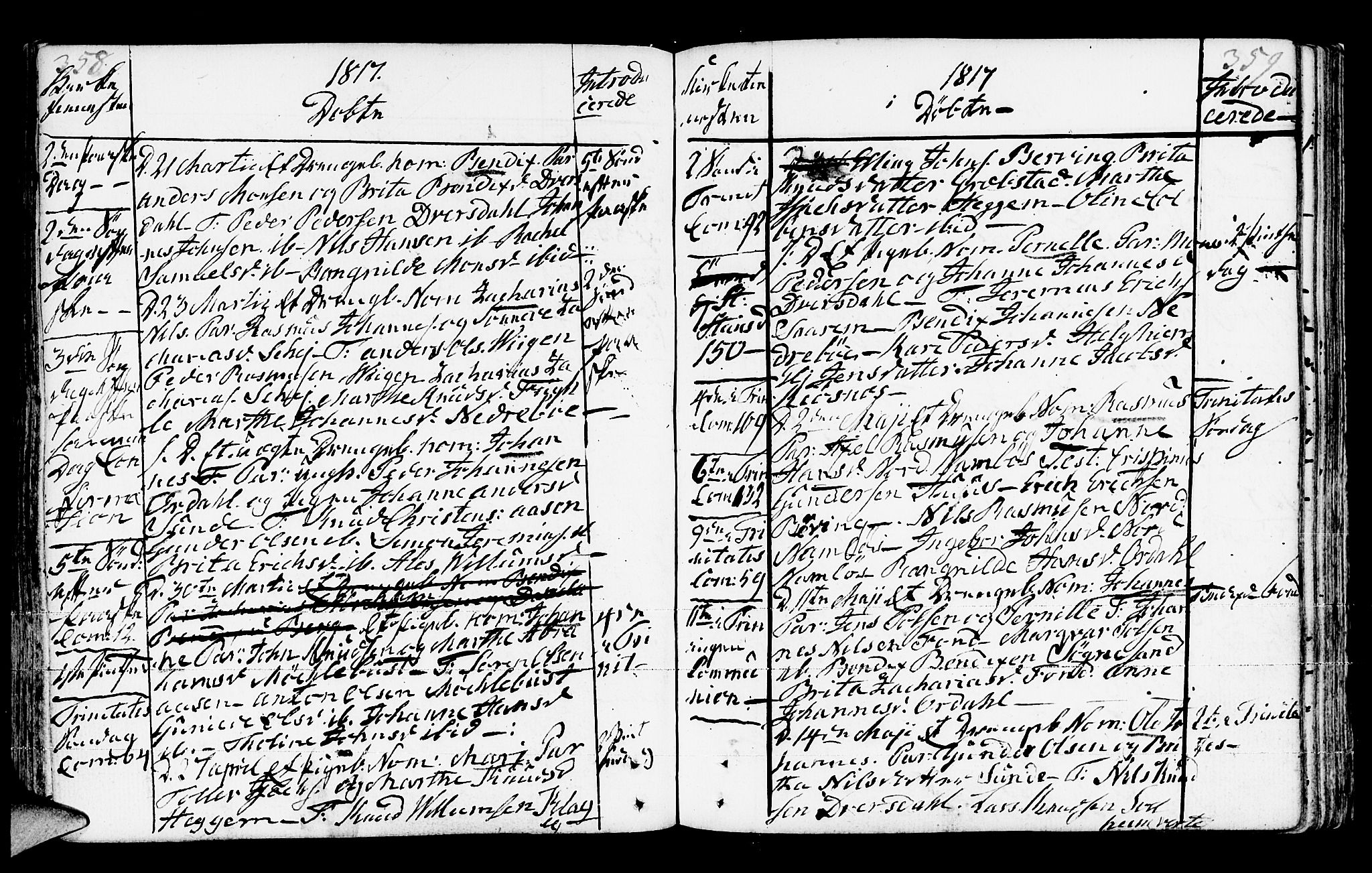 Jølster sokneprestembete, AV/SAB-A-80701/H/Haa/Haaa/L0006: Parish register (official) no. A 6, 1790-1821, p. 358-359