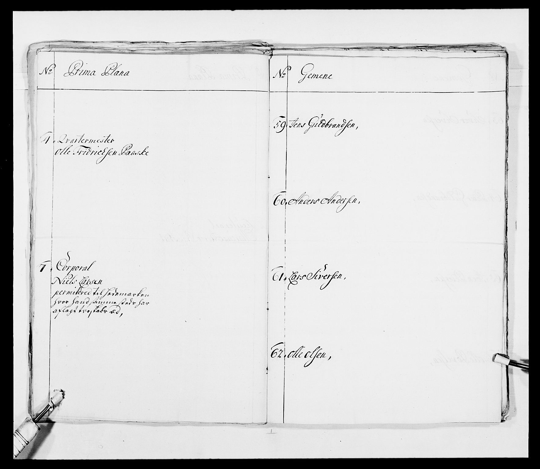 Kommanderende general (KG I) med Det norske krigsdirektorium, AV/RA-EA-5419/E/Ea/L0482: Nordafjelske dragonregiment, 1718-1761, p. 156