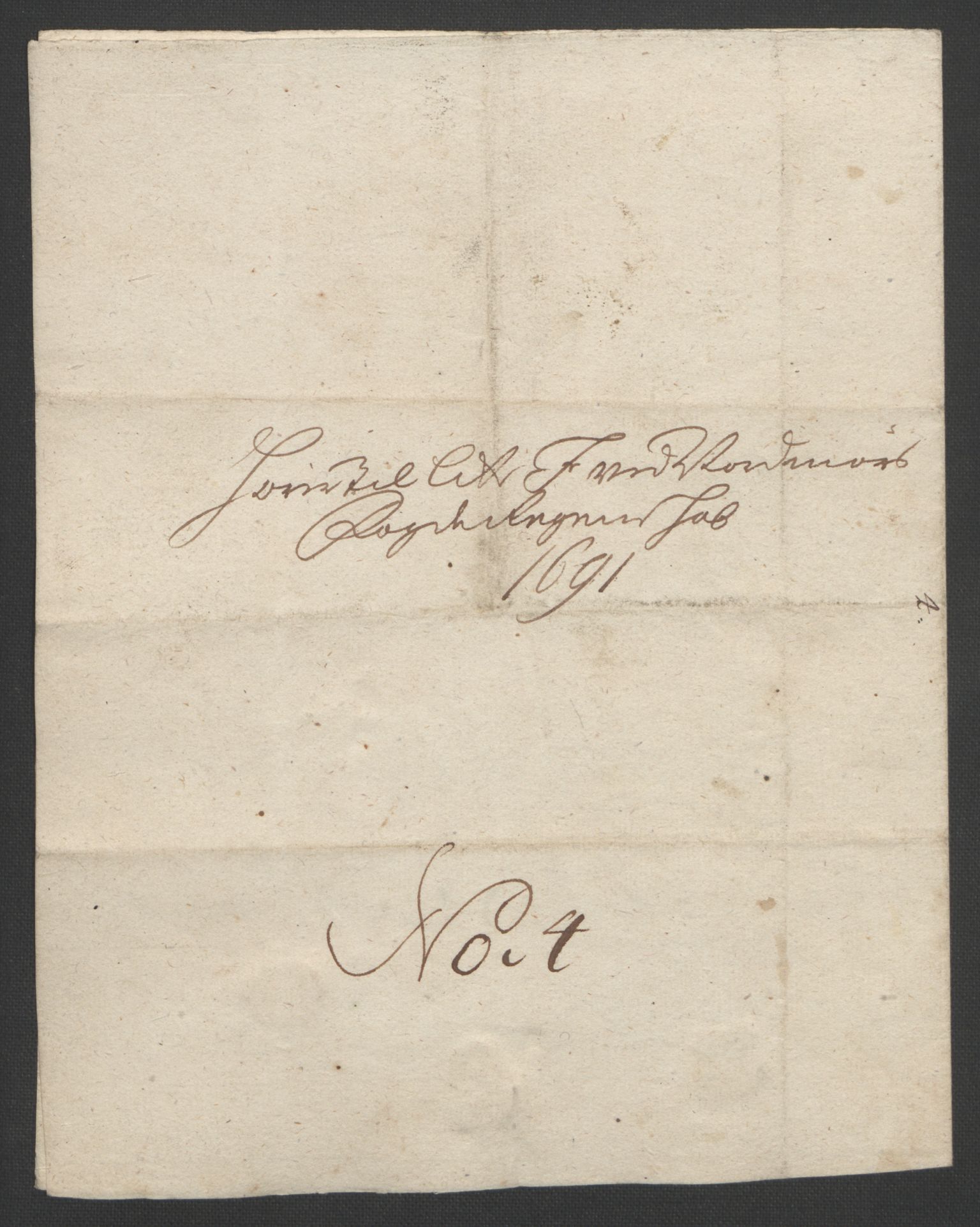 Rentekammeret inntil 1814, Reviderte regnskaper, Fogderegnskap, AV/RA-EA-4092/R56/L3734: Fogderegnskap Nordmøre, 1690-1691, p. 350