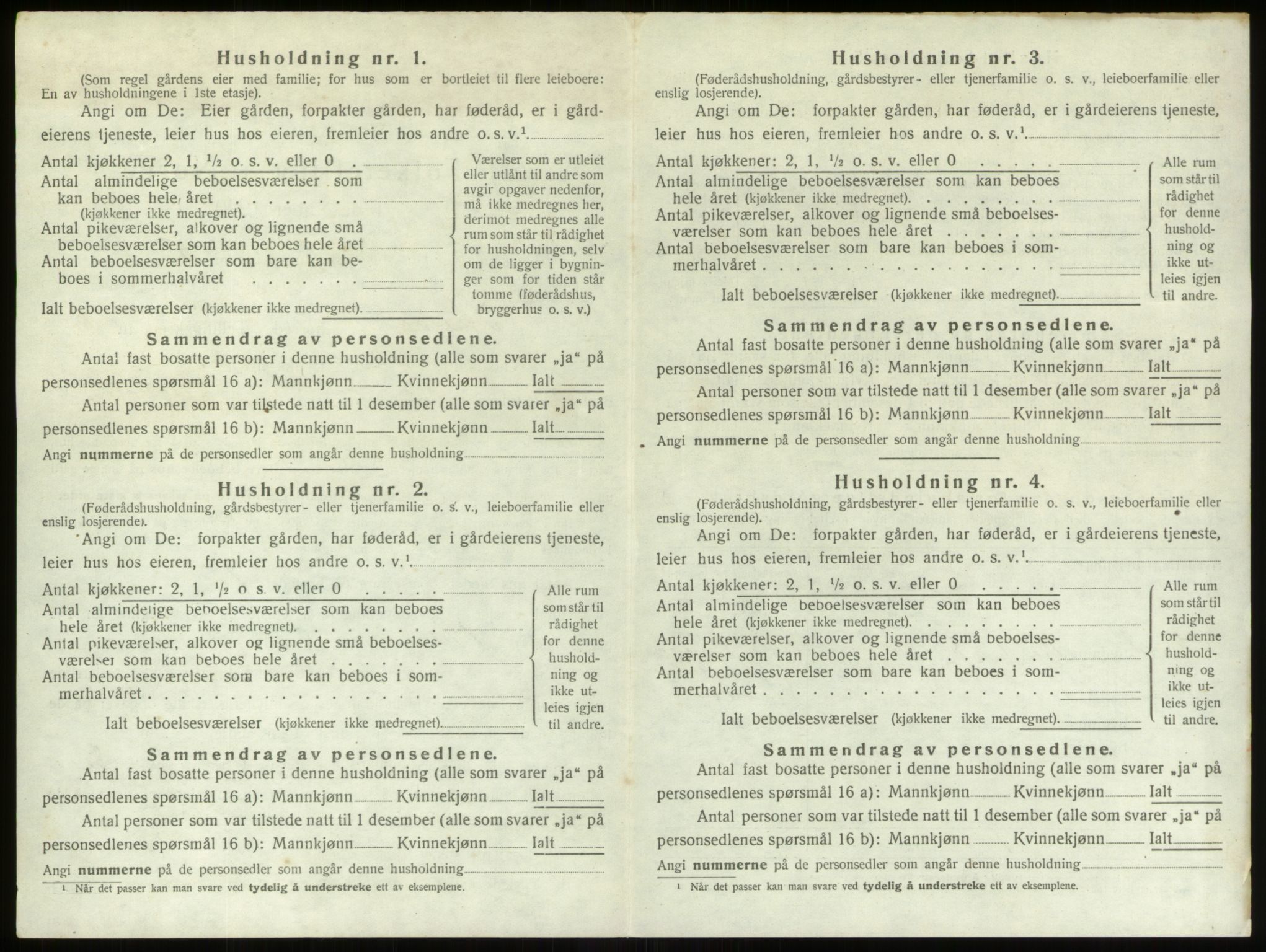 SAB, 1920 census for Stryn, 1920, p. 477