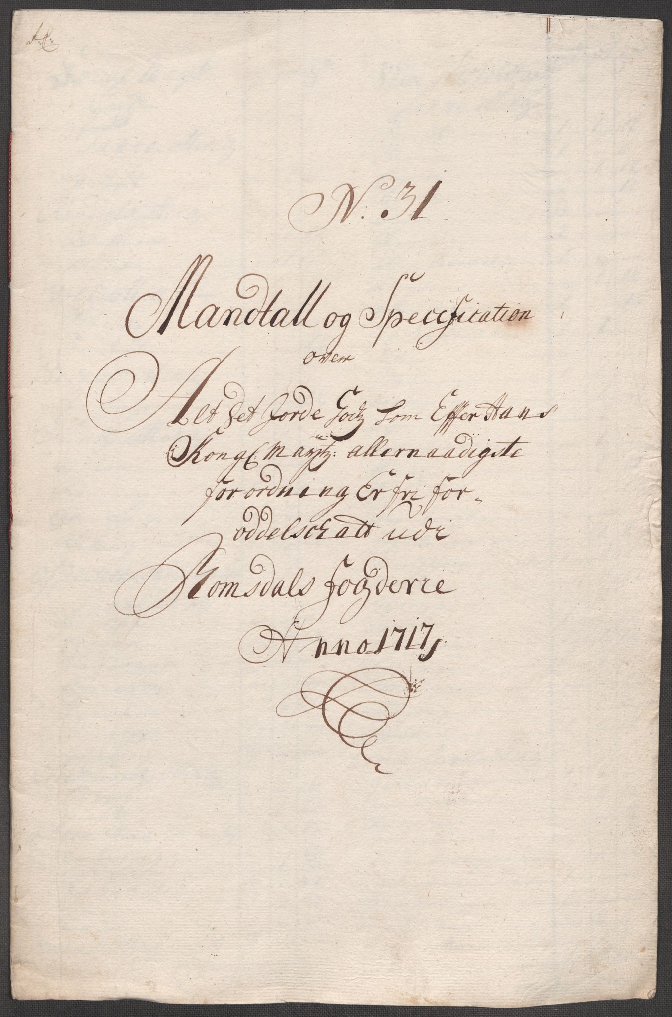 Rentekammeret inntil 1814, Reviderte regnskaper, Fogderegnskap, RA/EA-4092/R55/L3664: Fogderegnskap Romsdal, 1717, p. 216