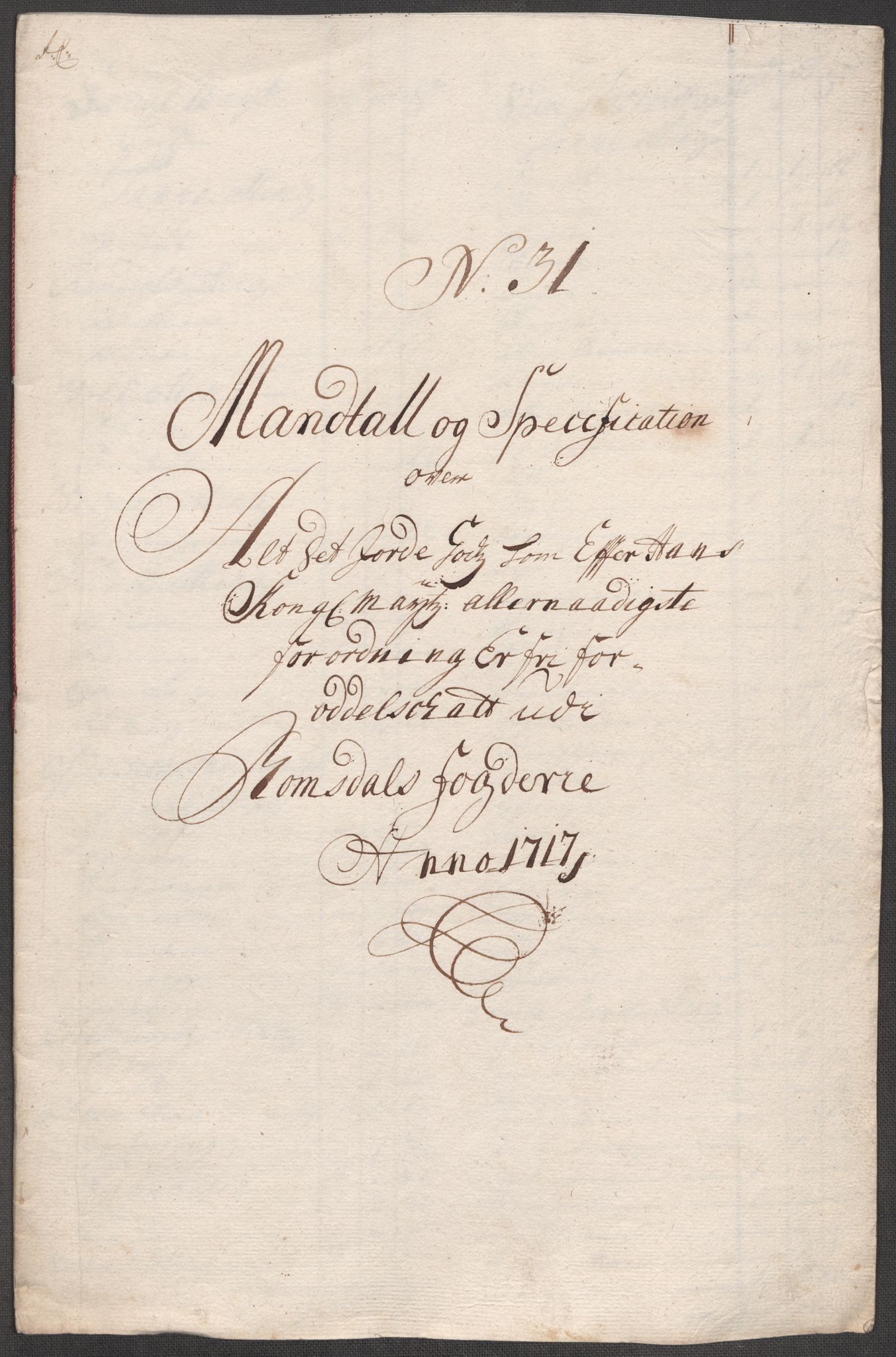 Rentekammeret inntil 1814, Reviderte regnskaper, Fogderegnskap, AV/RA-EA-4092/R55/L3664: Fogderegnskap Romsdal, 1717, p. 216