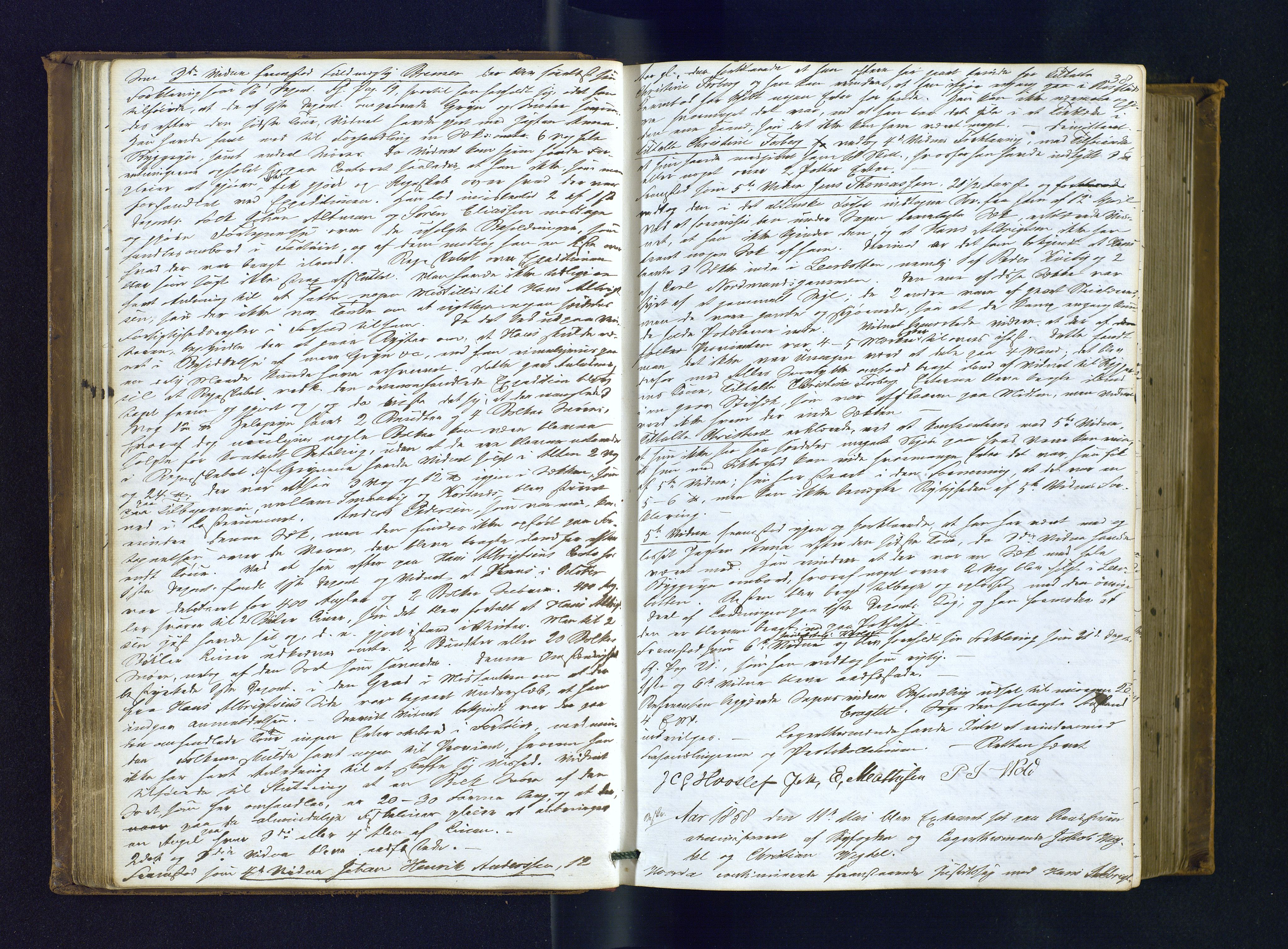 Byfogden i Hammerfest, AV/SATØ-S-0064/G/L0115: Ekstrarettsprotokoll m/reg., 1857-1864, p. 38