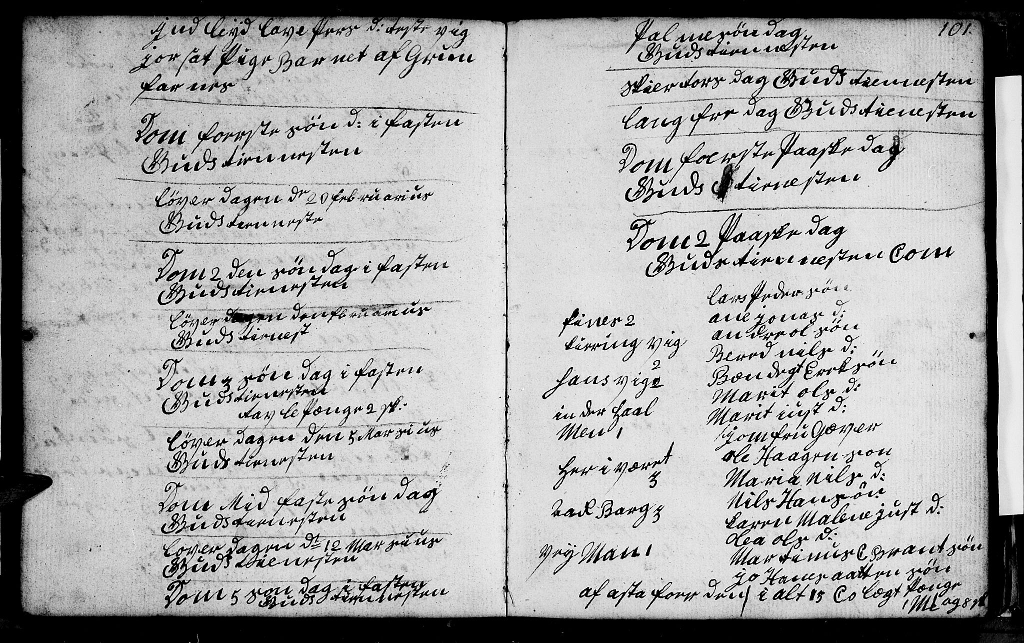 Berg sokneprestkontor, AV/SATØ-S-1318/G/Ga/Gab/L0010klokker: Parish register (copy) no. 10, 1783-1811, p. 101