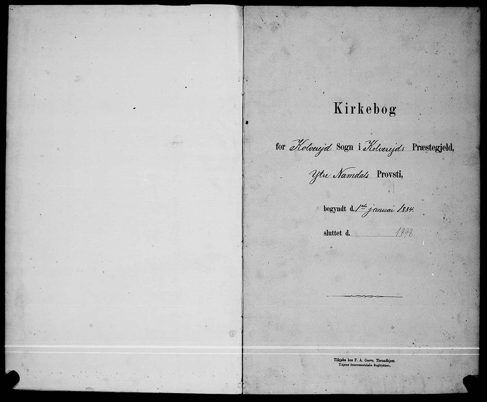 Ministerialprotokoller, klokkerbøker og fødselsregistre - Nord-Trøndelag, SAT/A-1458/780/L0651: Parish register (copy) no. 780C03, 1884-1898