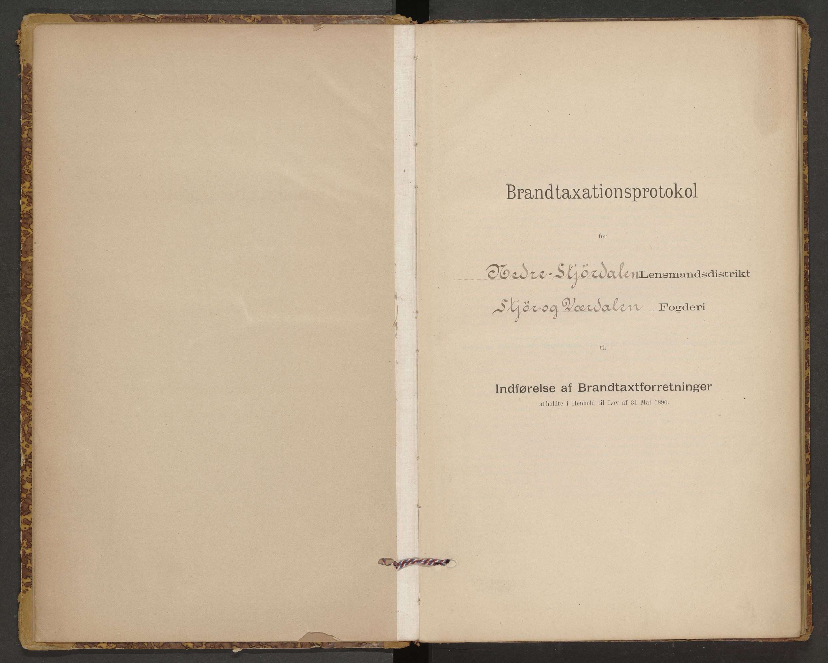 Norges Brannkasse Nedre Stjørdal, AV/SAT-A-5540/Fb/L0001: Branntakstprotokoll, 1895-1951