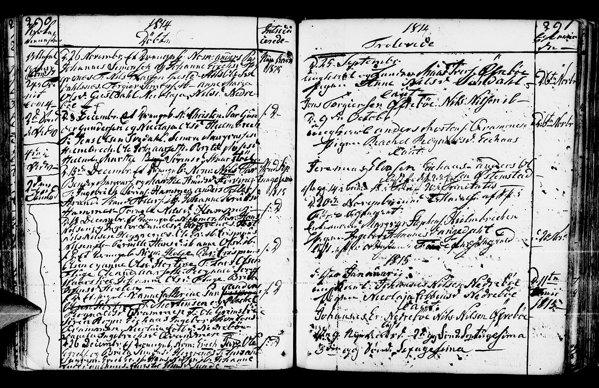 Jølster sokneprestembete, AV/SAB-A-80701/H/Haa/Haaa/L0005: Parish register (official) no. A 5, 1790-1821, p. 290-291