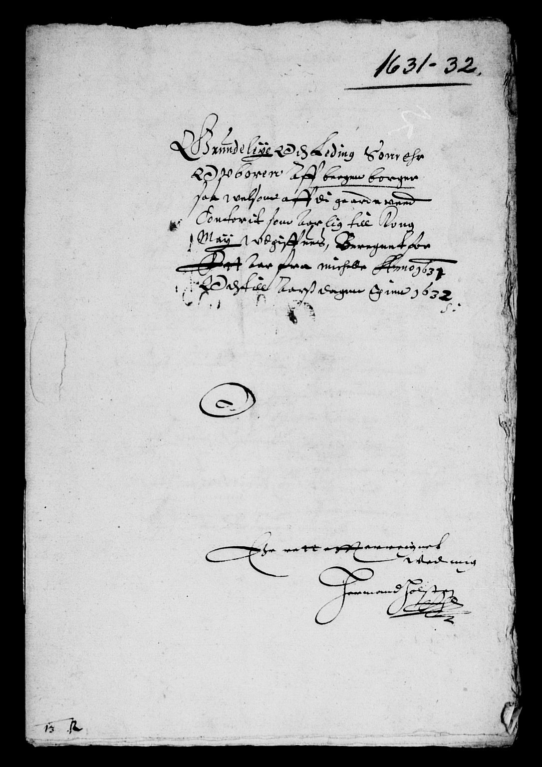 Rentekammeret inntil 1814, Reviderte regnskaper, Lensregnskaper, RA/EA-5023/R/Rb/Rbt/L0061: Bergenhus len, 1631-1633