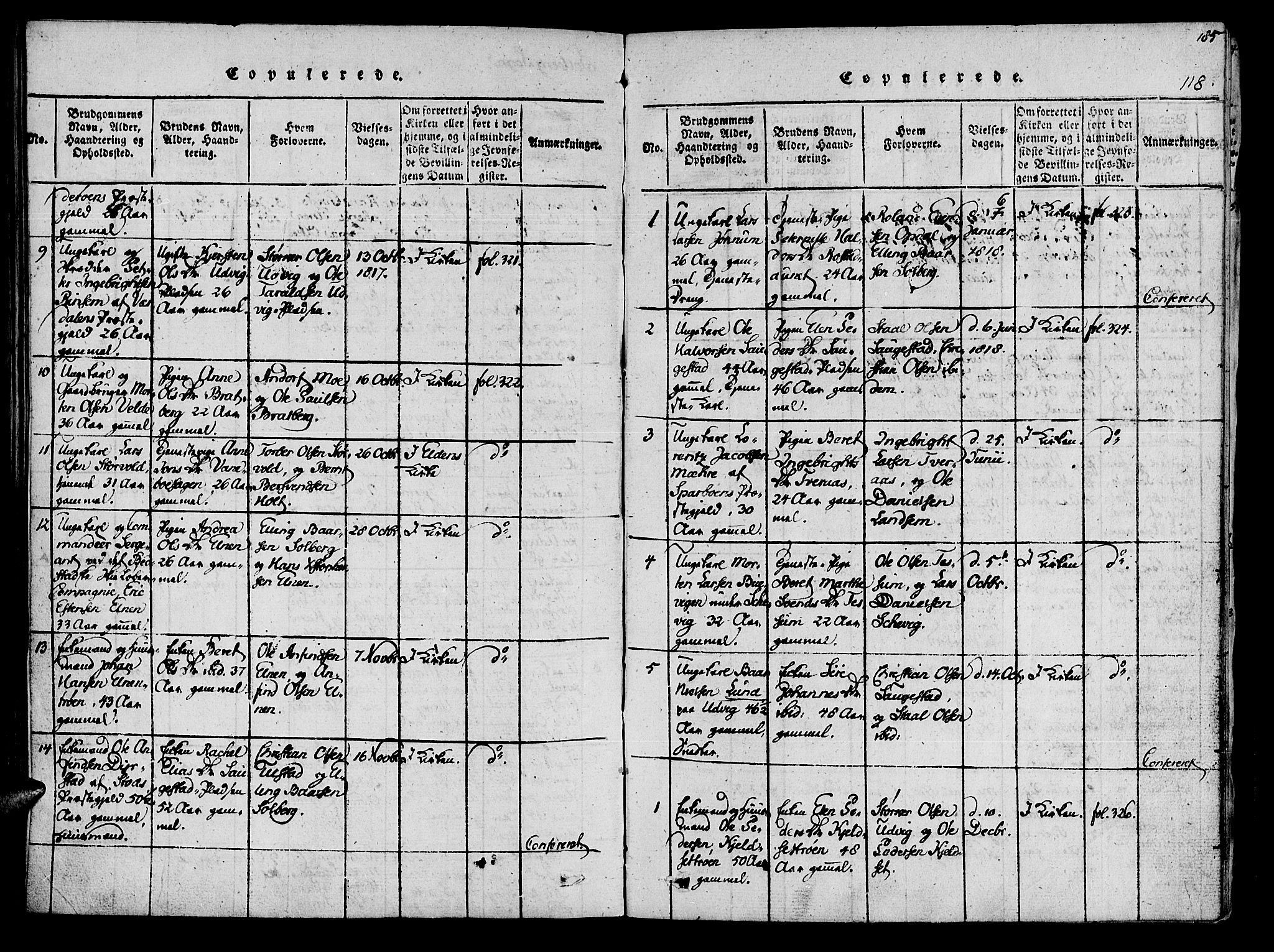 Ministerialprotokoller, klokkerbøker og fødselsregistre - Nord-Trøndelag, SAT/A-1458/741/L0387: Parish register (official) no. 741A03 /1, 1817-1822, p. 118