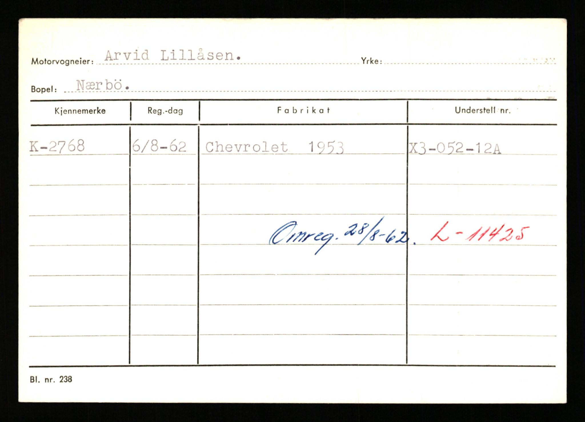 Stavanger trafikkstasjon, AV/SAST-A-101942/0/G/L0001: Registreringsnummer: 0 - 5782, 1930-1971, p. 1885