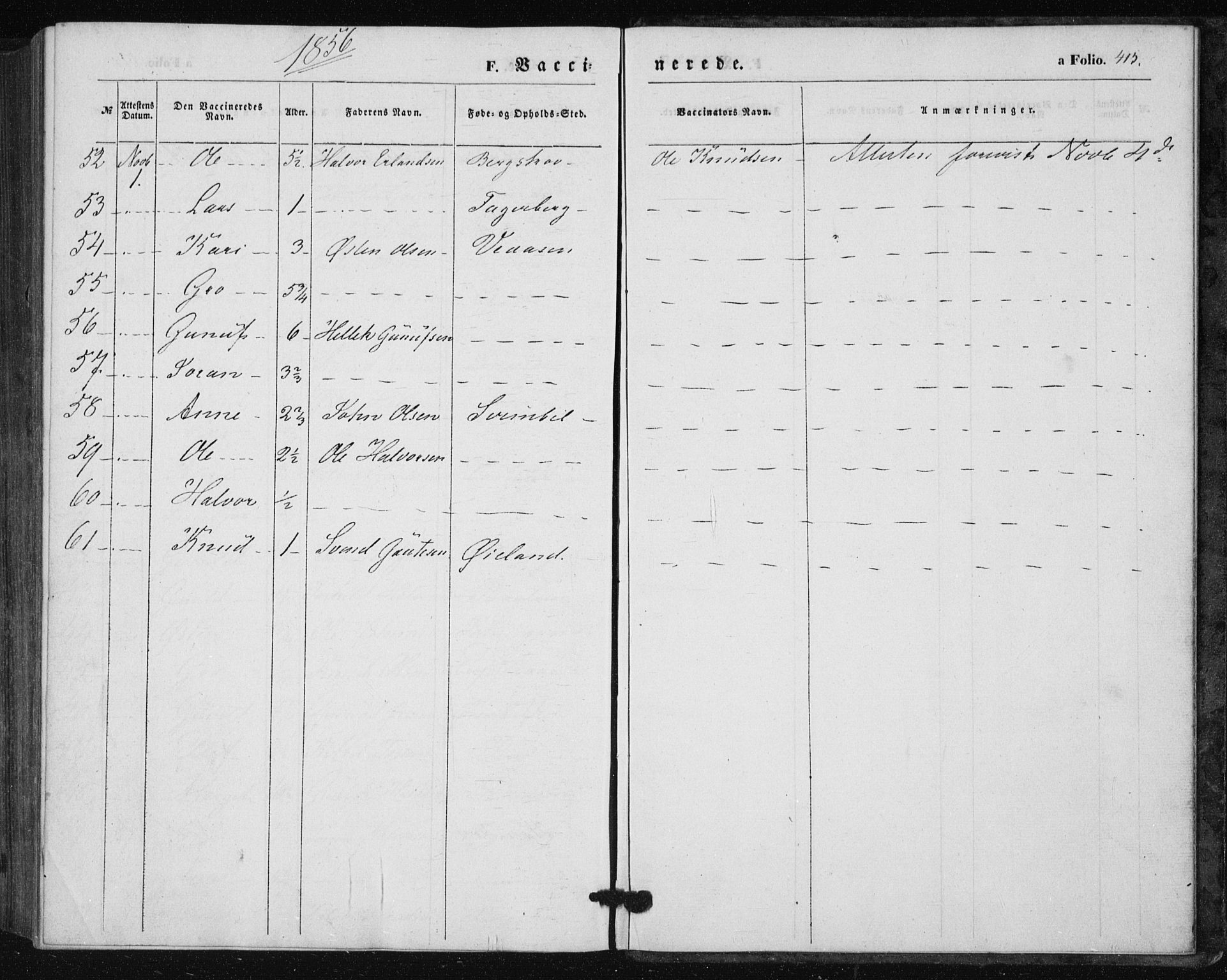 Tinn kirkebøker, SAKO/A-308/F/Fa/L0005: Parish register (official) no. I 5, 1844-1856, p. 415