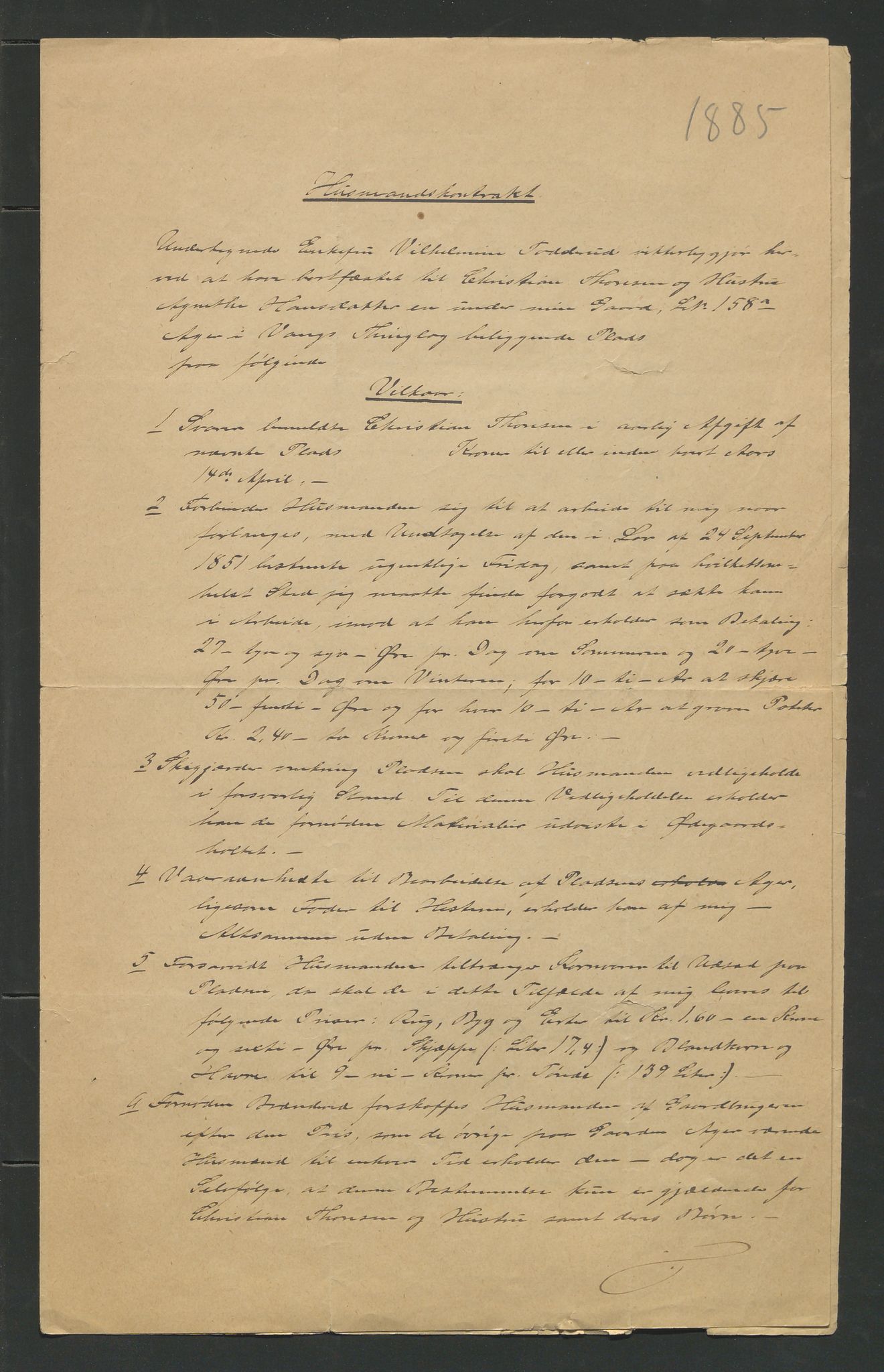 Åker i Vang, Hedmark, og familien Todderud, AV/SAH-ARK-010/F/Fa/L0002: Eiendomsdokumenter, 1739-1916, p. 275