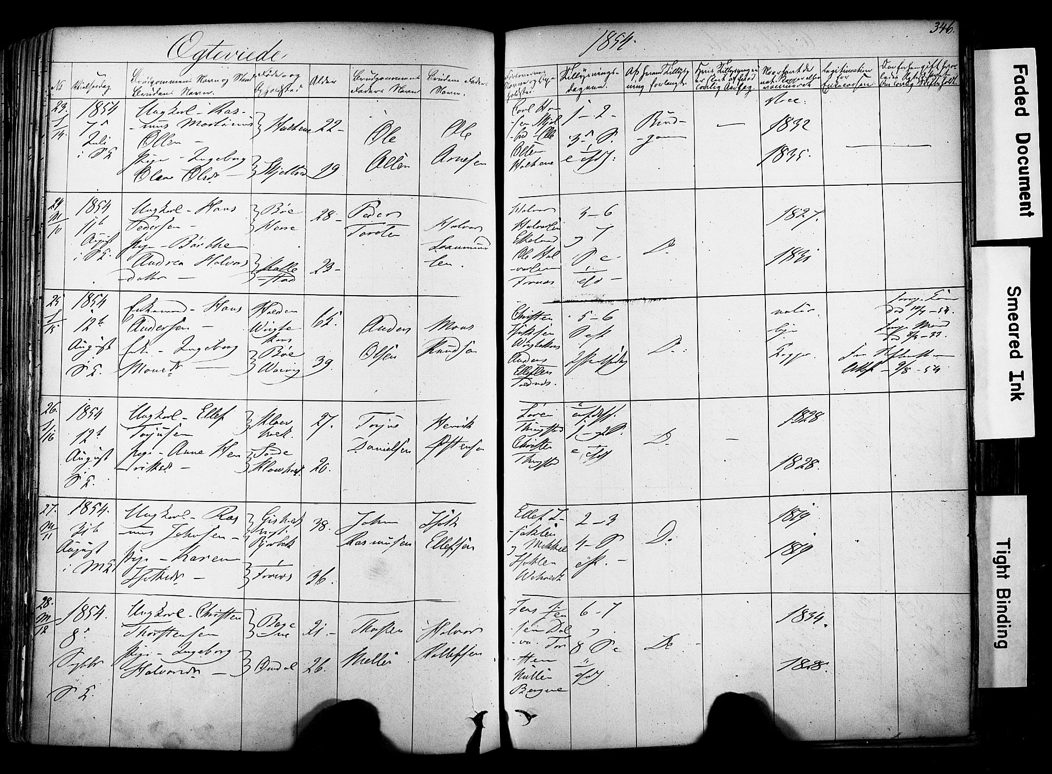 Solum kirkebøker, SAKO/A-306/F/Fa/L0006: Parish register (official) no. I 6, 1844-1855, p. 346