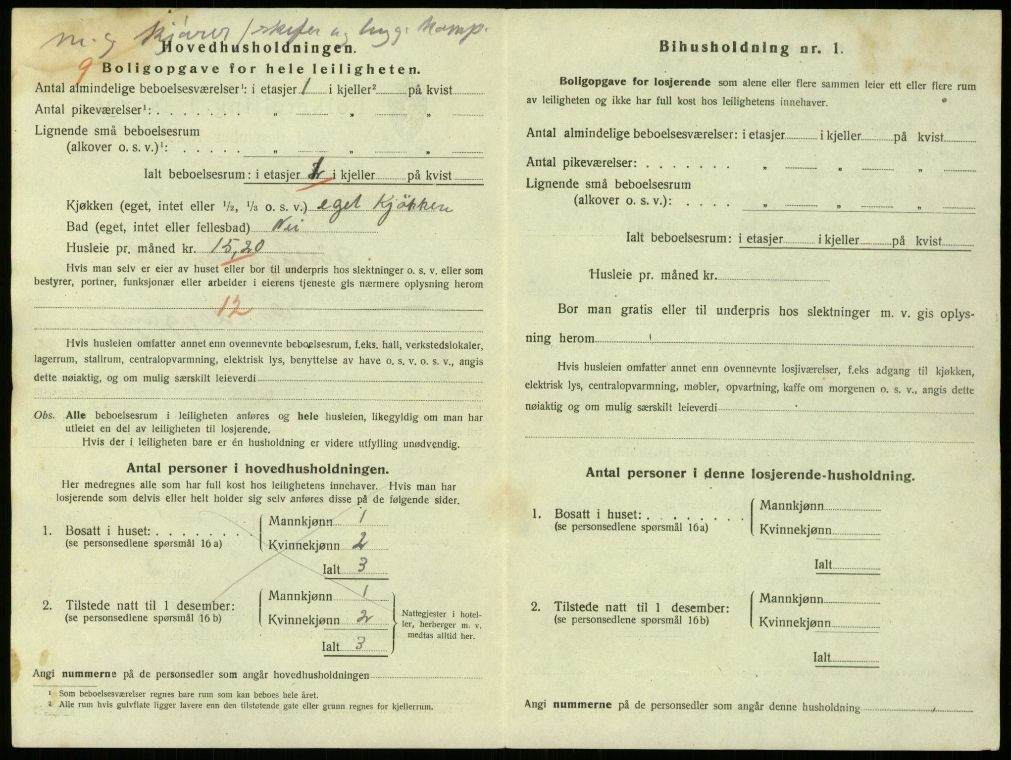 SAB, 1920 census for Bergen, 1920, p. 23356