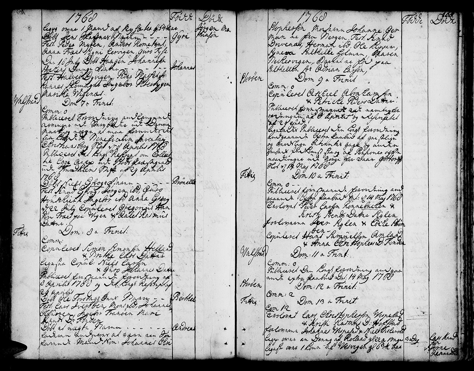 Stord sokneprestembete, SAB/A-78201/H/Haa: Parish register (official) no. A 2, 1744-1777, p. 168