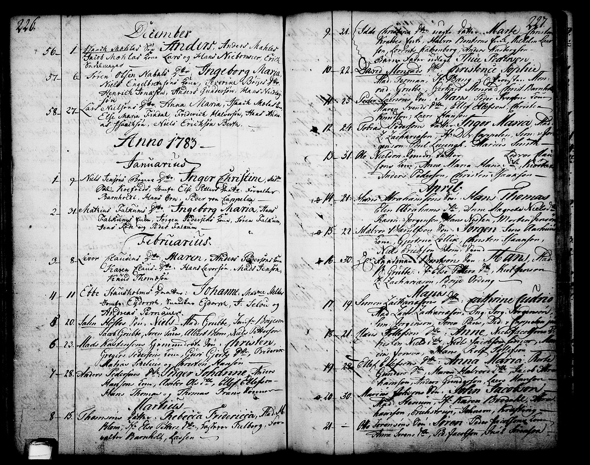 Skien kirkebøker, SAKO/A-302/F/Fa/L0003: Parish register (official) no. 3, 1755-1791, p. 226-227