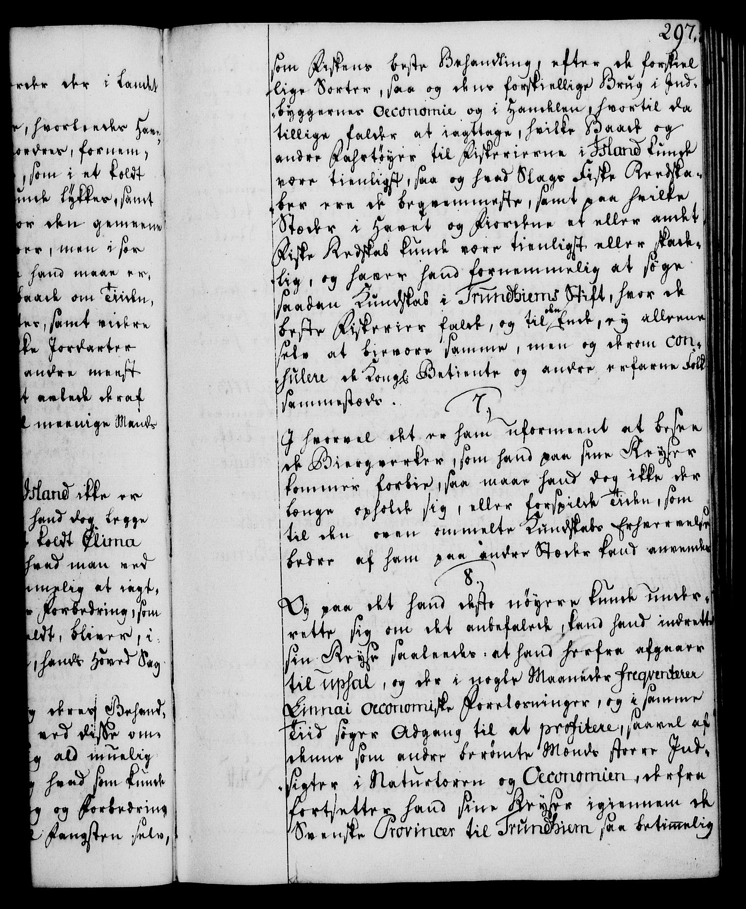 Rentekammeret, Kammerkanselliet, AV/RA-EA-3111/G/Gg/Ggi/L0003: Norsk instruksjonsprotokoll med register (merket RK 53.36), 1751-1775, p. 297