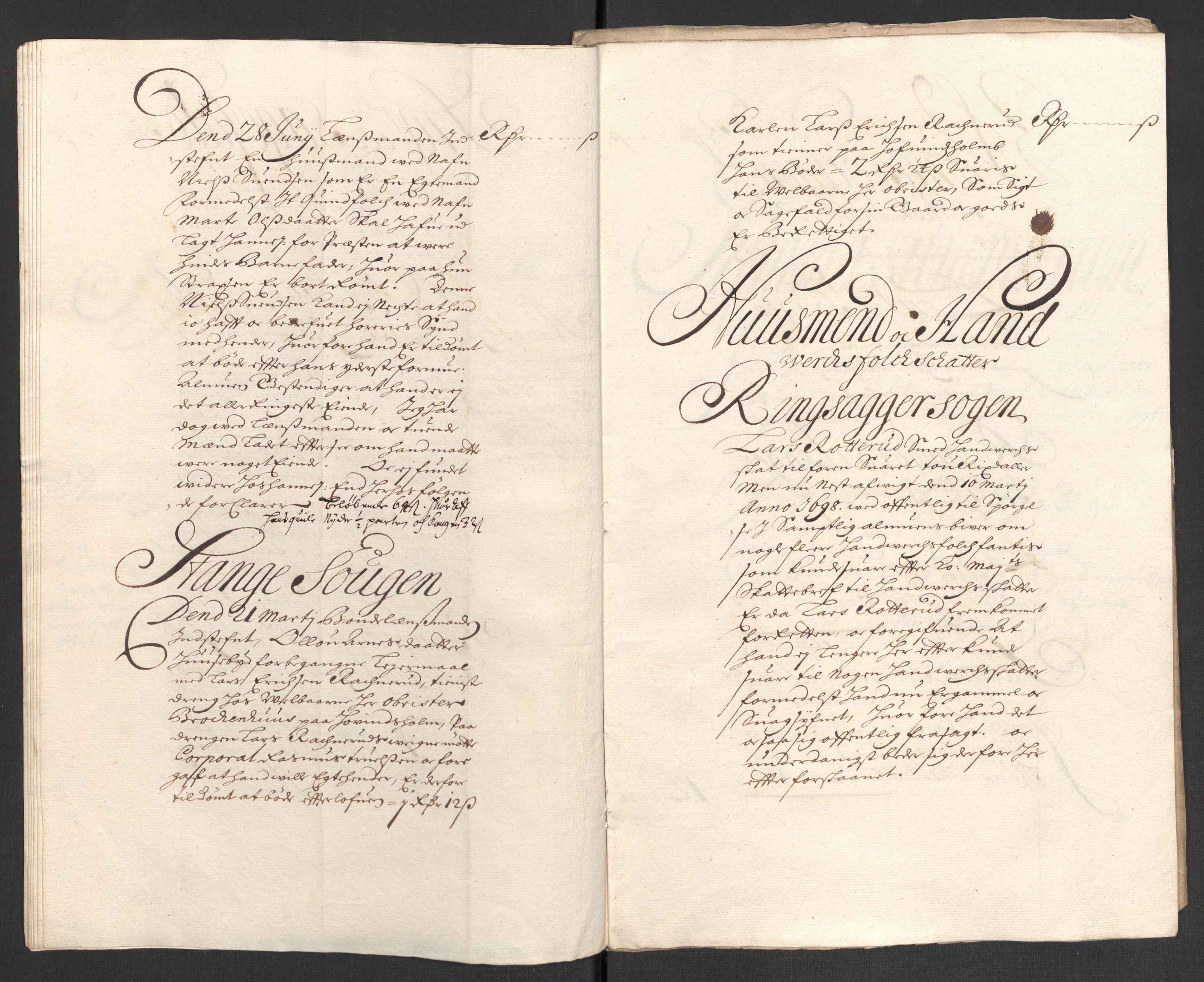 Rentekammeret inntil 1814, Reviderte regnskaper, Fogderegnskap, AV/RA-EA-4092/R16/L1037: Fogderegnskap Hedmark, 1697-1698, p. 325