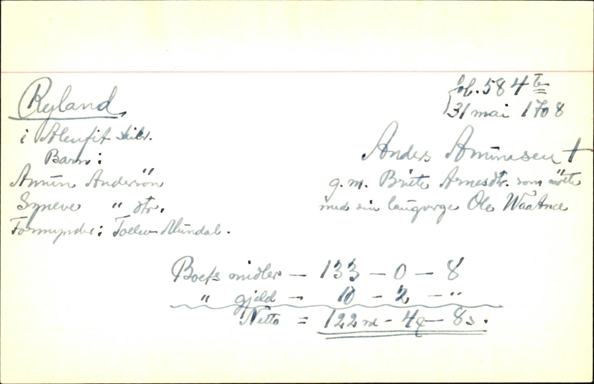 Skiftekort ved Statsarkivet i Bergen, SAB/SKIFTEKORT/001/L0001: Skifteprotokoll nr. 1-2 - test test, 1702-1716, p. 25