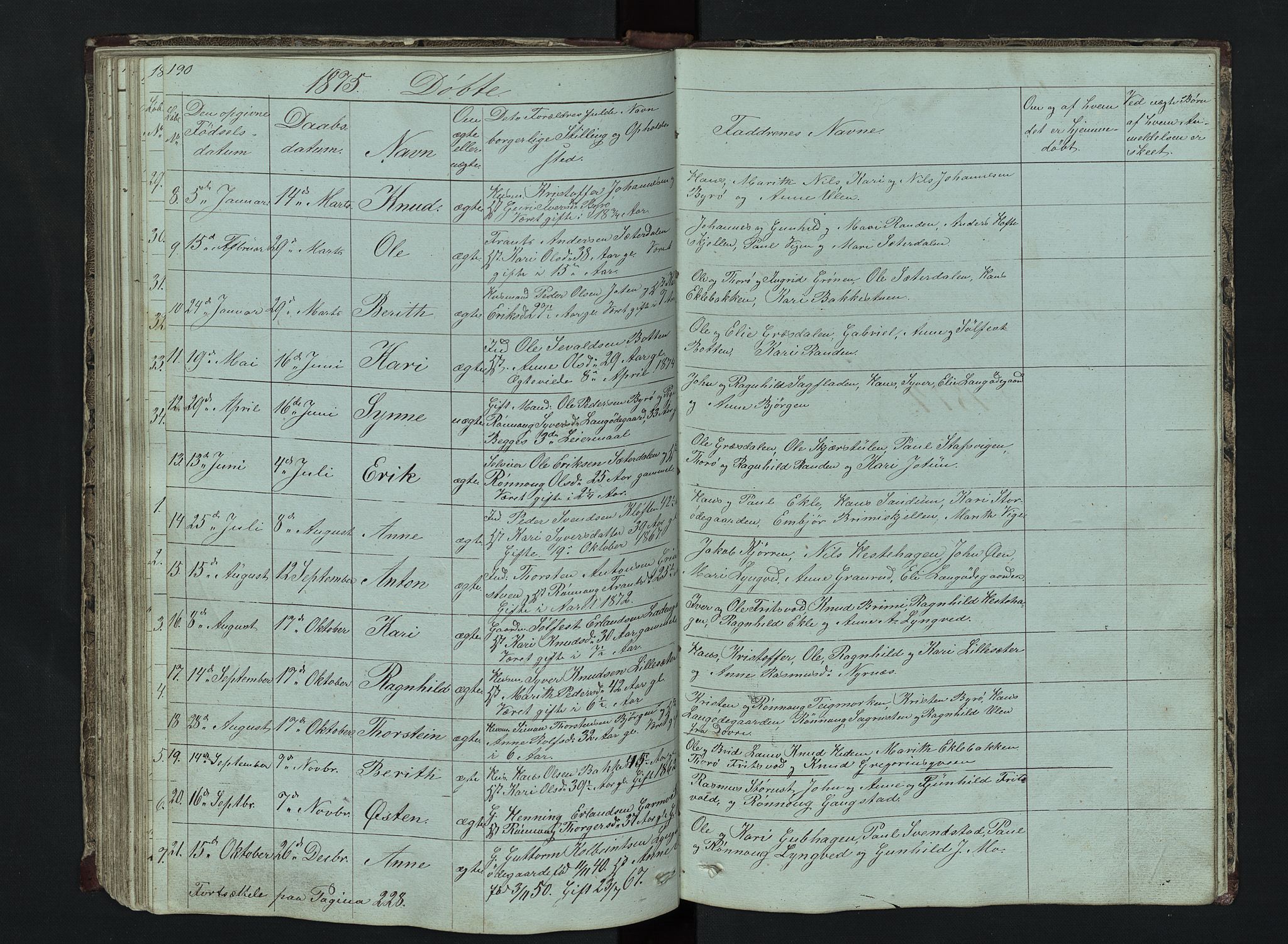 Lom prestekontor, SAH/PREST-070/L/L0014: Parish register (copy) no. 14, 1845-1876, p. 190-191