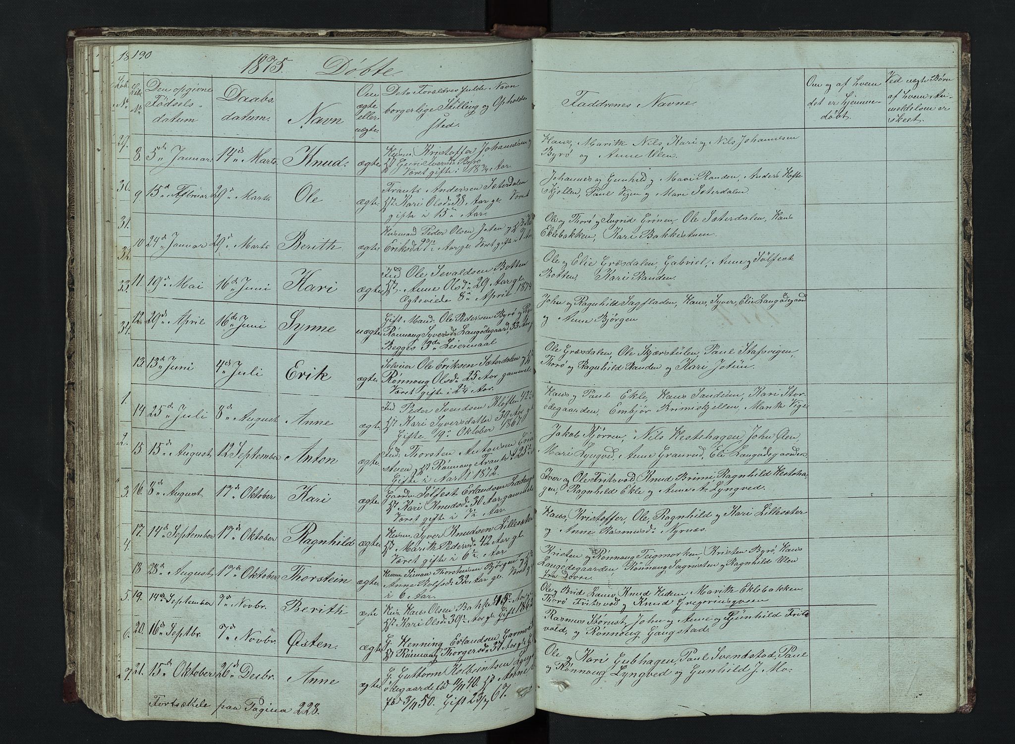 Lom prestekontor, AV/SAH-PREST-070/L/L0014: Parish register (copy) no. 14, 1845-1876, p. 190-191