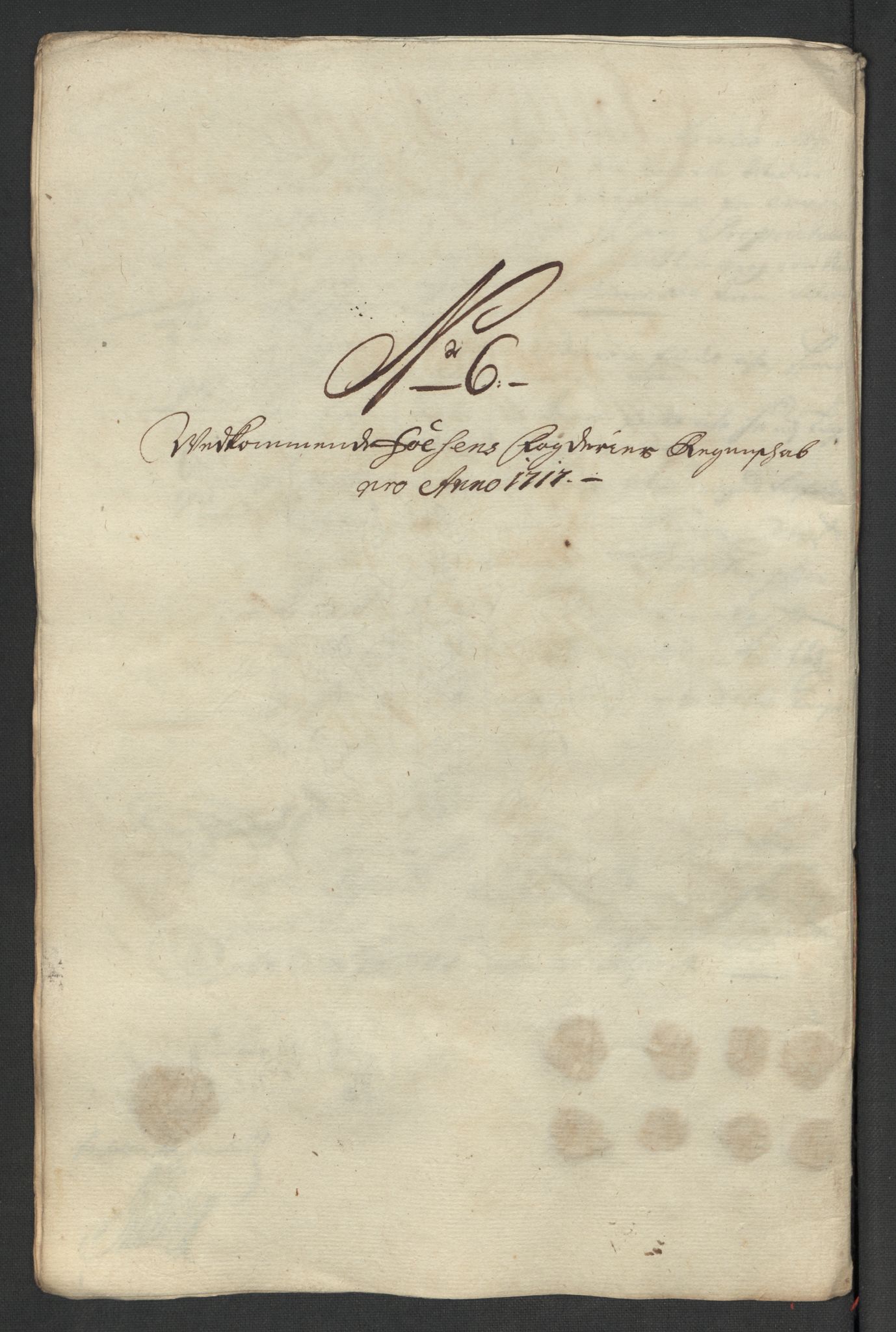 Rentekammeret inntil 1814, Reviderte regnskaper, Fogderegnskap, RA/EA-4092/R57/L3865: Fogderegnskap Fosen, 1717, p. 112