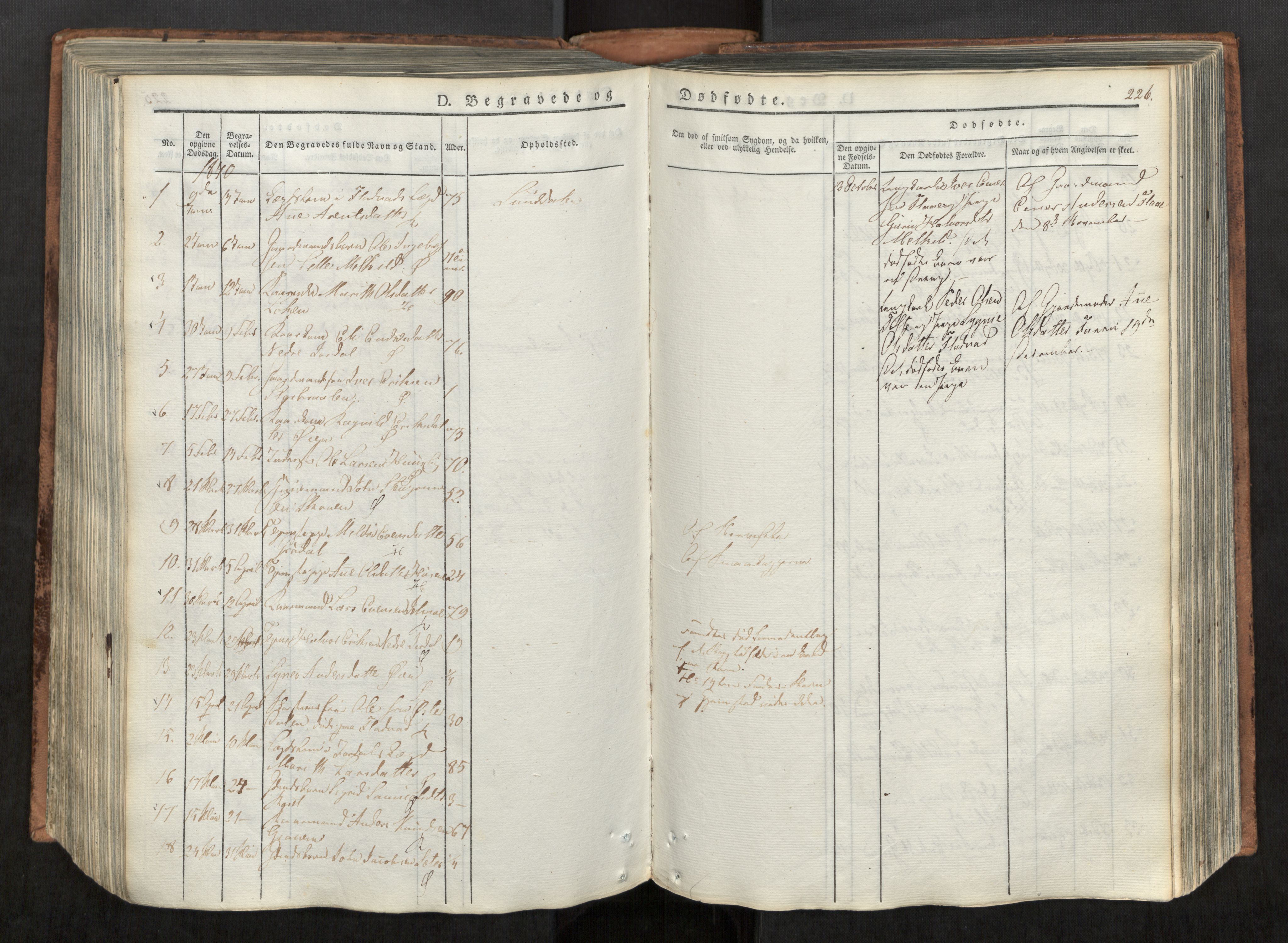 Ministerialprotokoller, klokkerbøker og fødselsregistre - Møre og Romsdal, SAT/A-1454/590/L1012: Parish register (official) no. 590A04, 1832-1846, p. 226