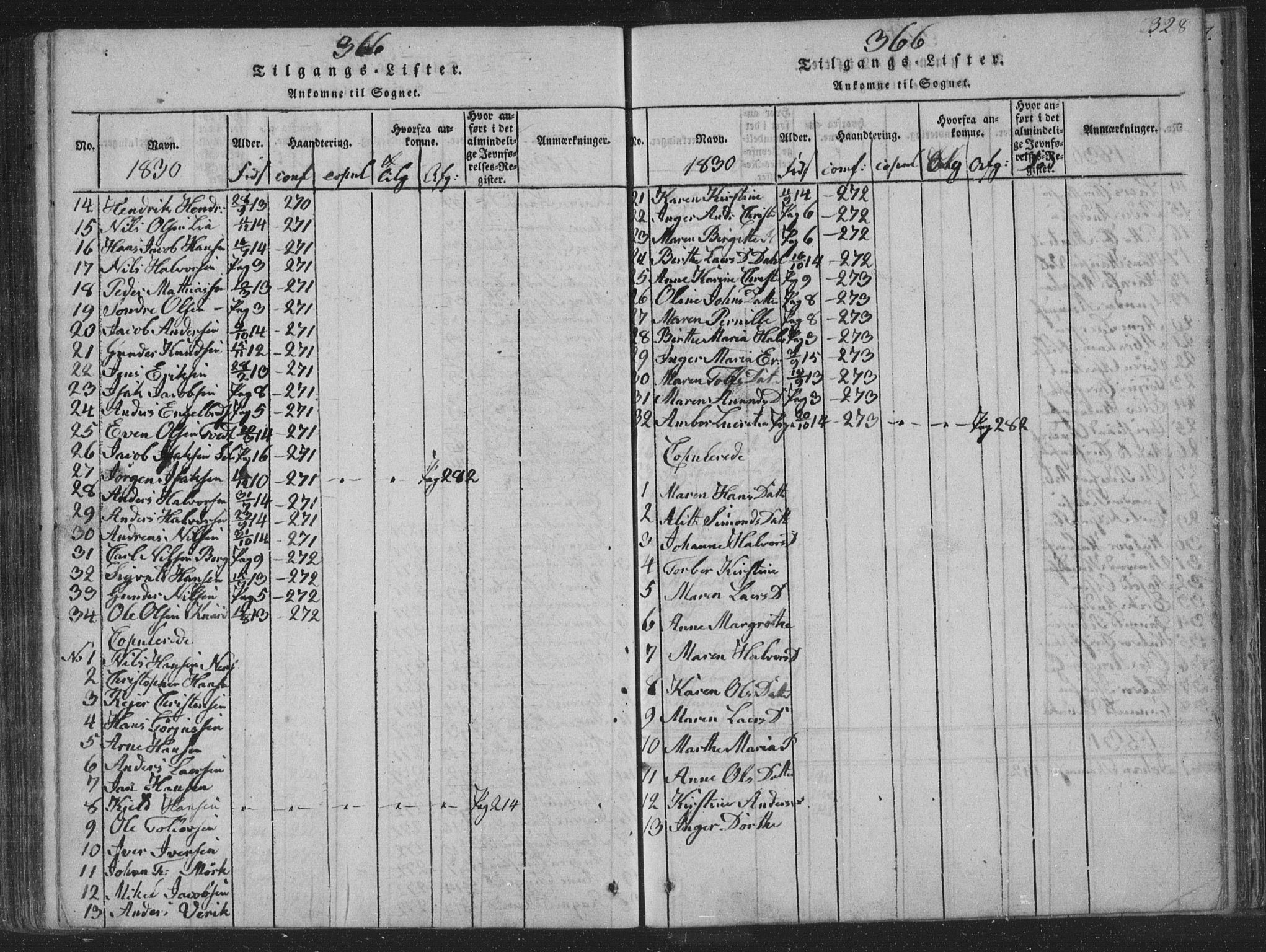 Solum kirkebøker, AV/SAKO-A-306/F/Fa/L0004: Parish register (official) no. I 4, 1814-1833, p. 328