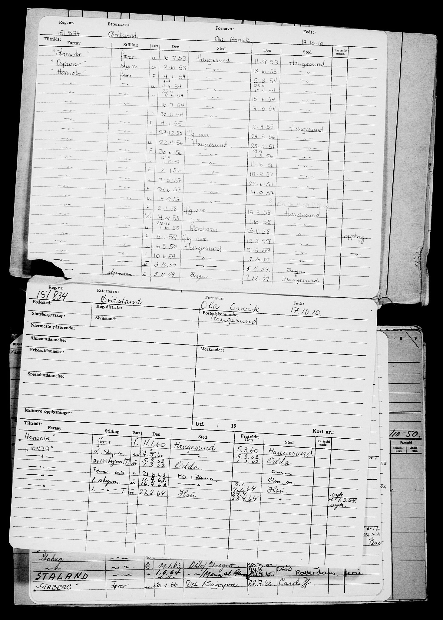 Direktoratet for sjømenn, AV/RA-S-3545/G/Gb/L0092: Hovedkort, 1910, p. 257