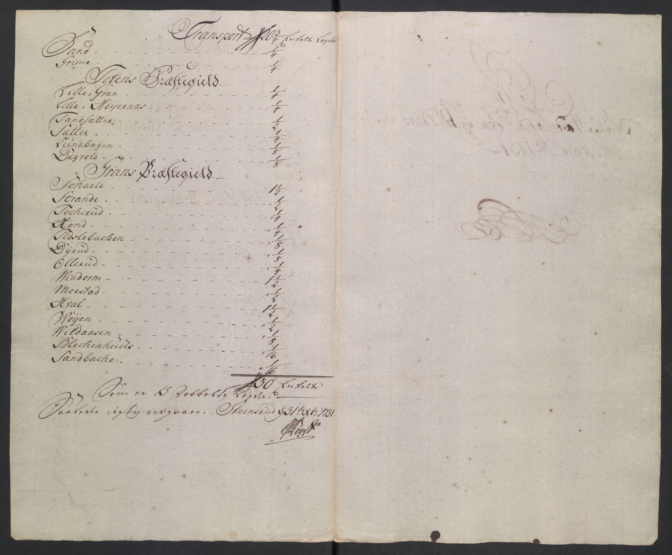 Rentekammeret inntil 1814, Reviderte regnskaper, Fogderegnskap, AV/RA-EA-4092/R18/L1348: Fogderegnskap Hadeland, Toten og Valdres, 1750-1751, p. 413