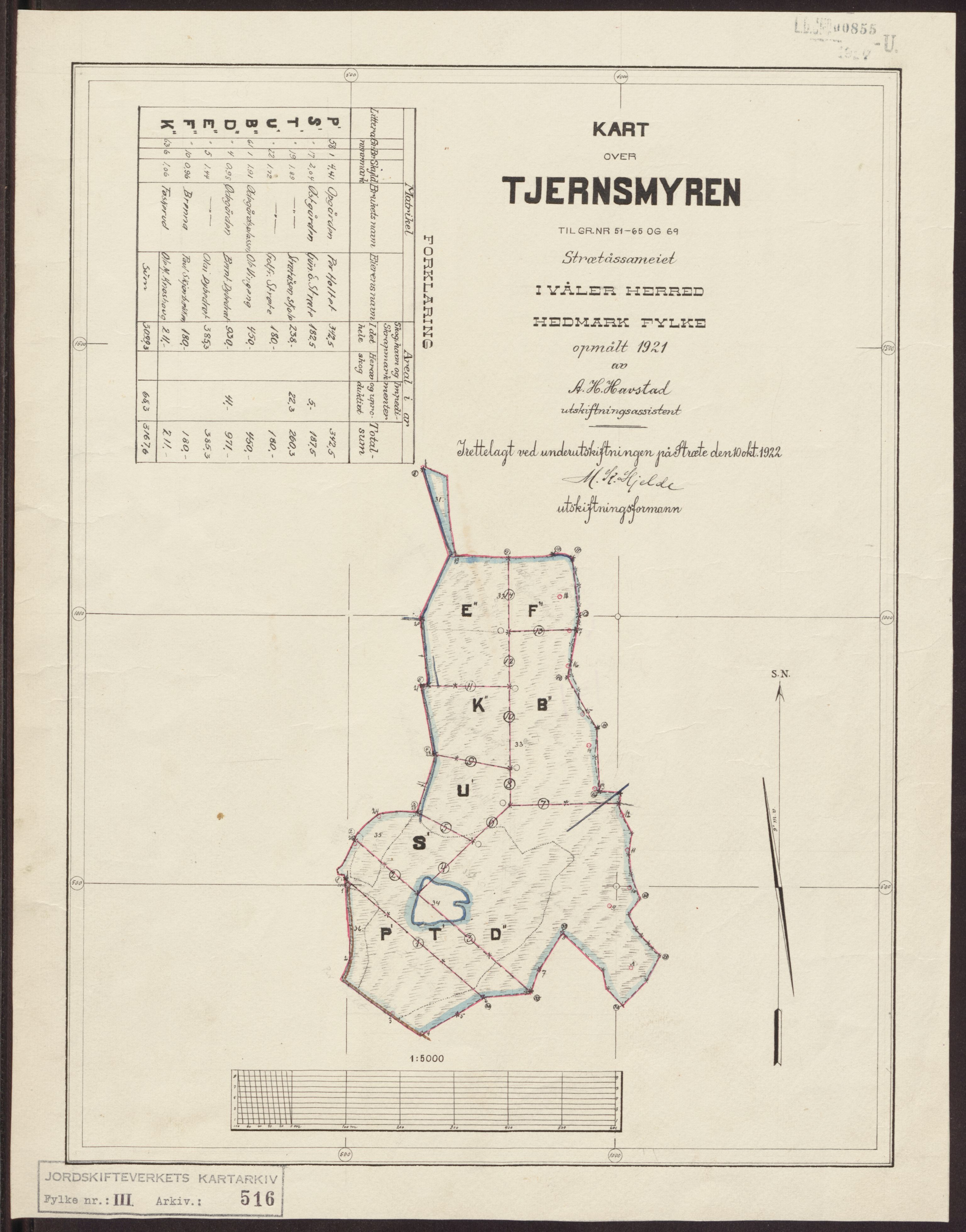 Jordskifteverkets kartarkiv, AV/RA-S-3929/T, 1859-1988, p. 848