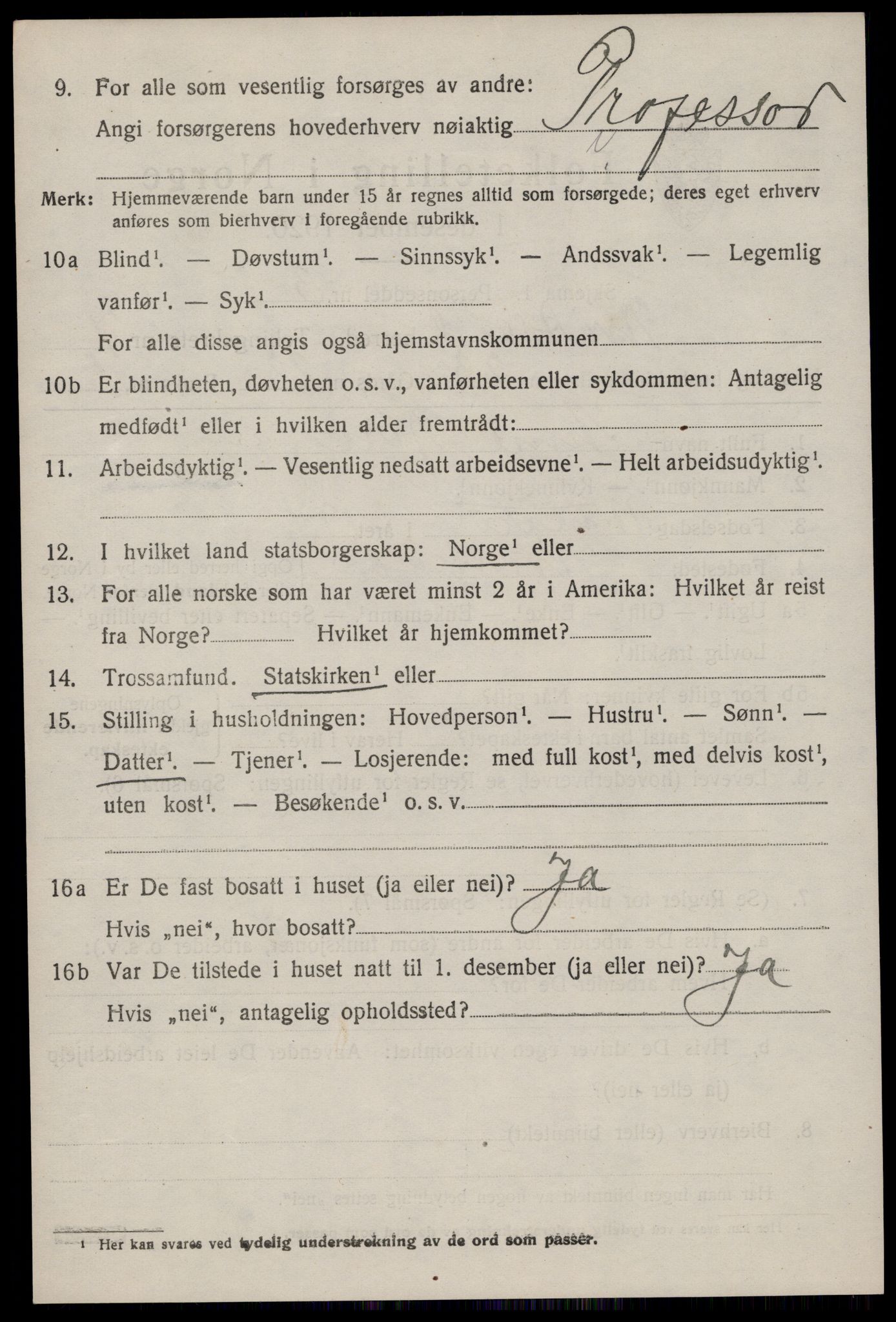 SAKO, 1920 census for Kviteseid, 1920, p. 3726