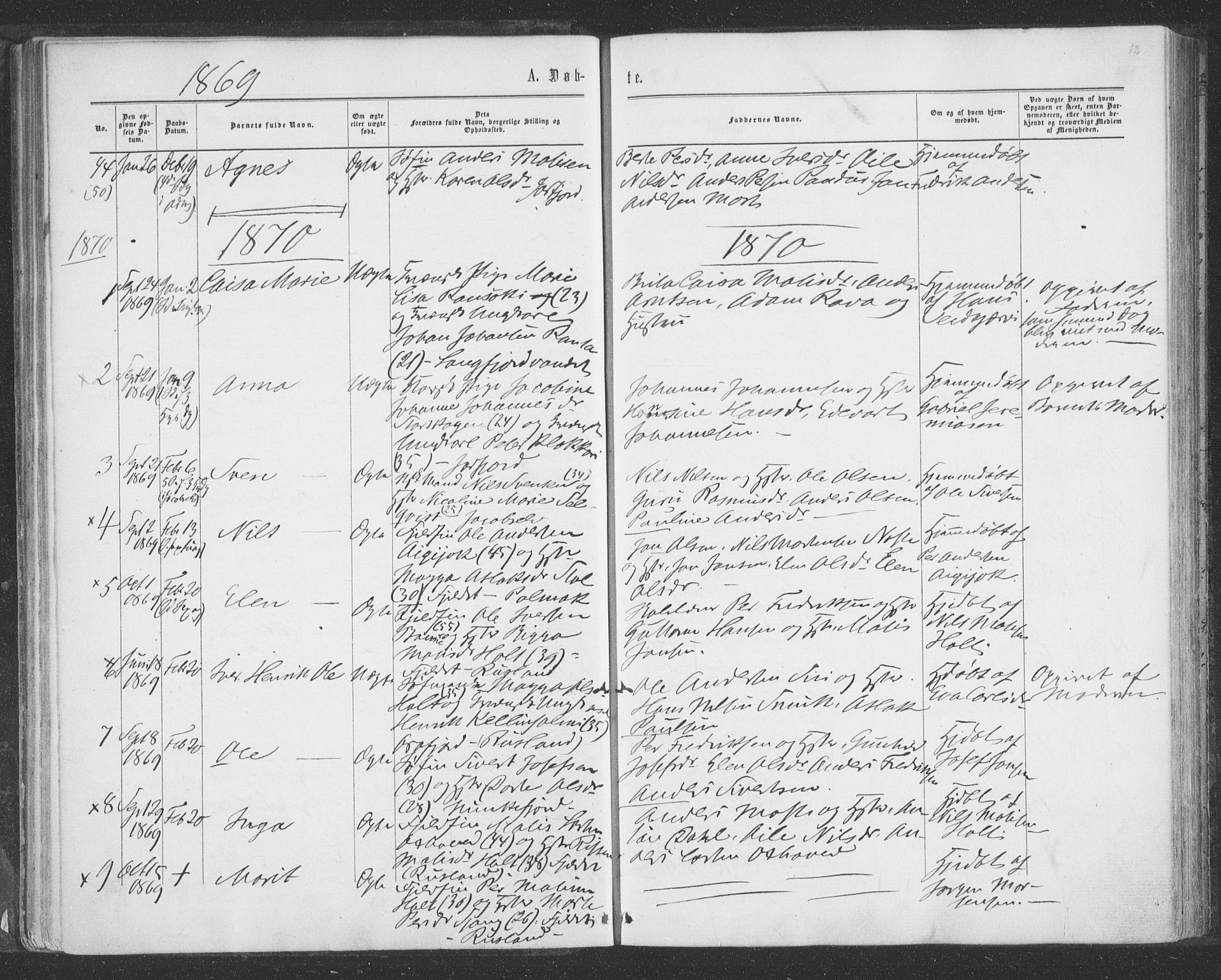 Sør-Varanger sokneprestkontor, AV/SATØ-S-1331/H/Ha/L0001kirke: Parish register (official) no. 1, 1863-1872, p. 32