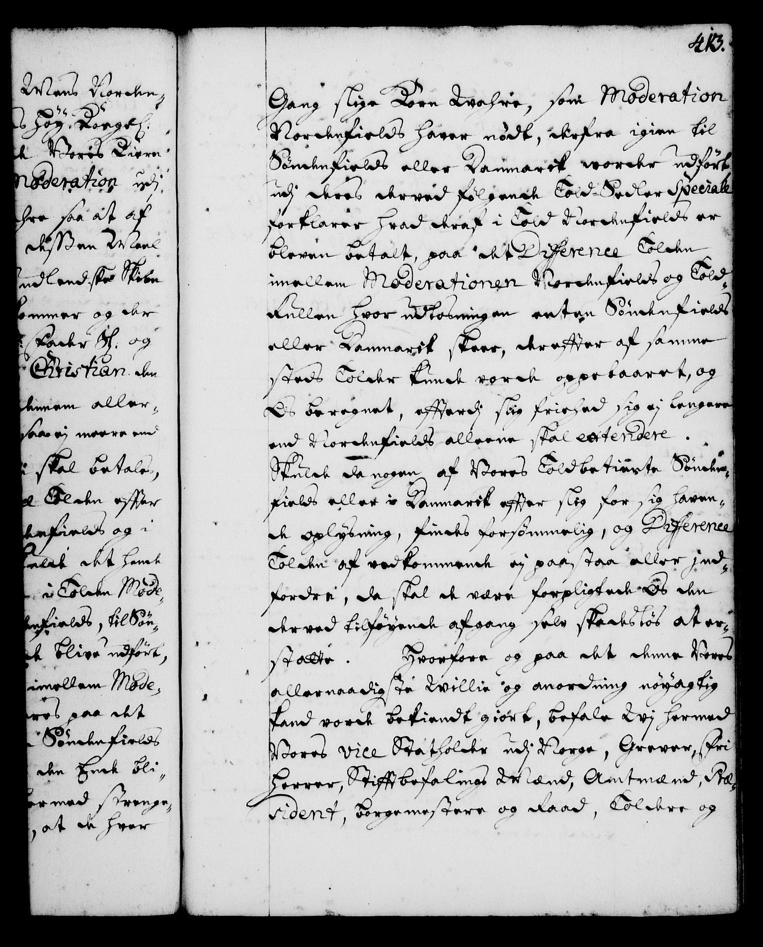 Rentekammeret, Kammerkanselliet, RA/EA-3111/G/Gg/Gga/L0001: Norsk ekspedisjonsprotokoll med register (merket RK 53.1), 1720-1723, p. 413