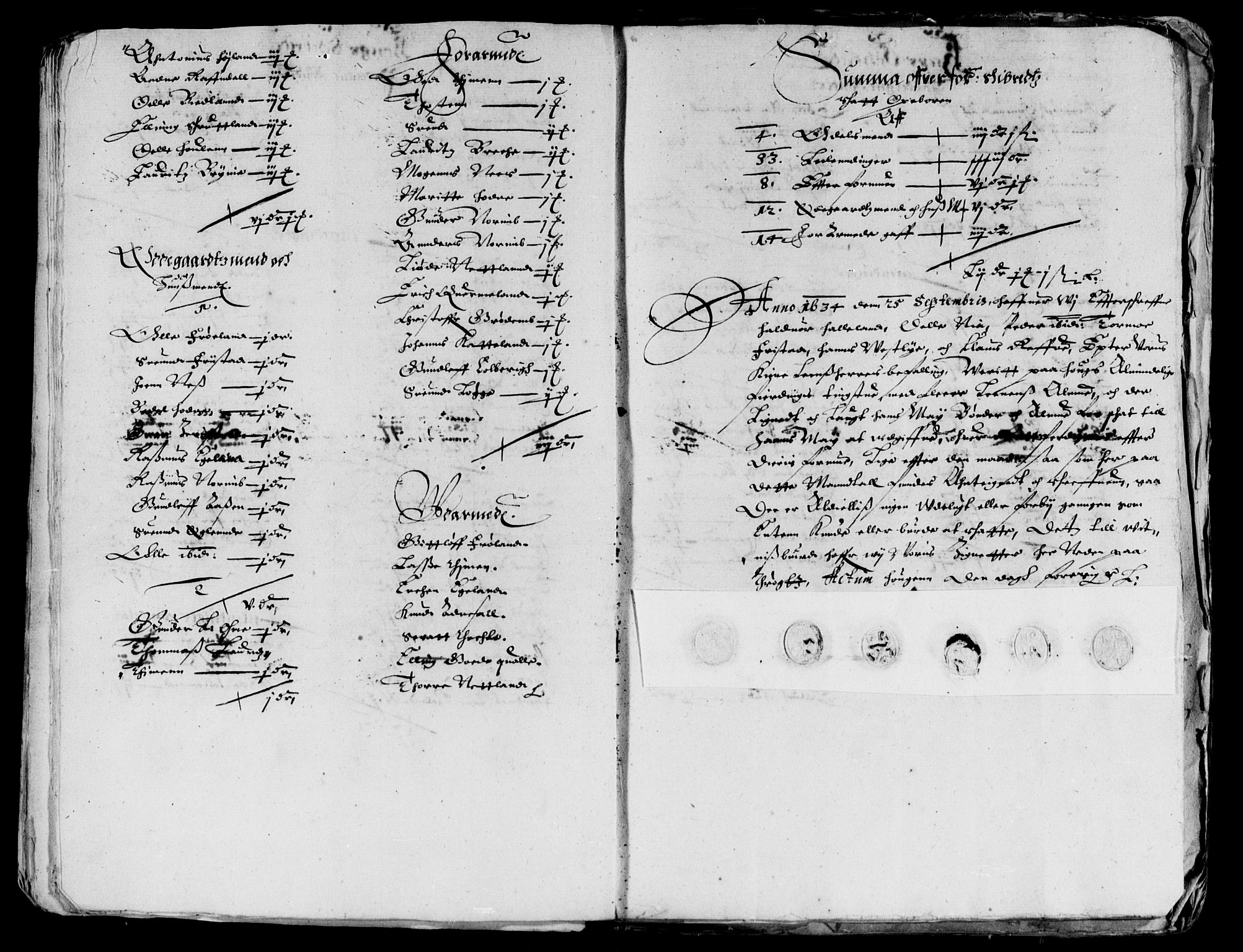 Rentekammeret inntil 1814, Reviderte regnskaper, Lensregnskaper, AV/RA-EA-5023/R/Rb/Rbs/L0019: Stavanger len, 1634-1636