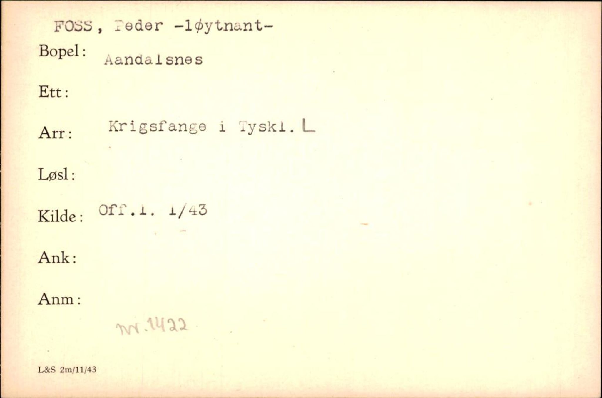 Forsvaret, Forsvarets krigshistoriske avdeling, AV/RA-RAFA-2017/Y/Yf/L0200: II-C-11-2102  -  Norske krigsfanger i Tyskland, 1940-1945, p. 276