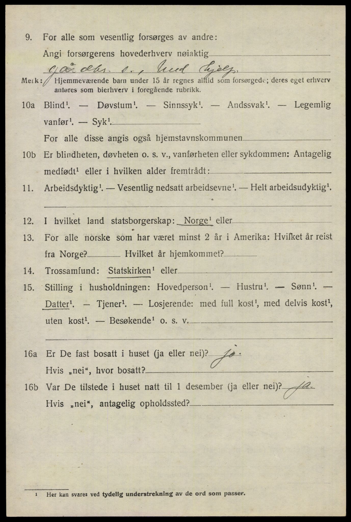 SAO, 1920 census for Nannestad, 1920, p. 2298