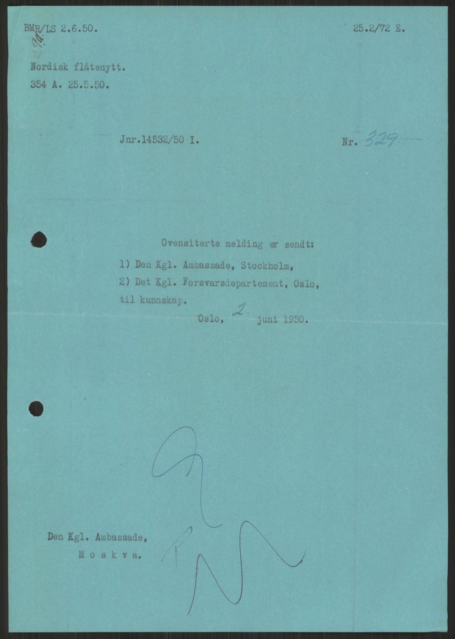 Utenriksdepartementet, RA/S-2259, 1948-1950, p. 1259