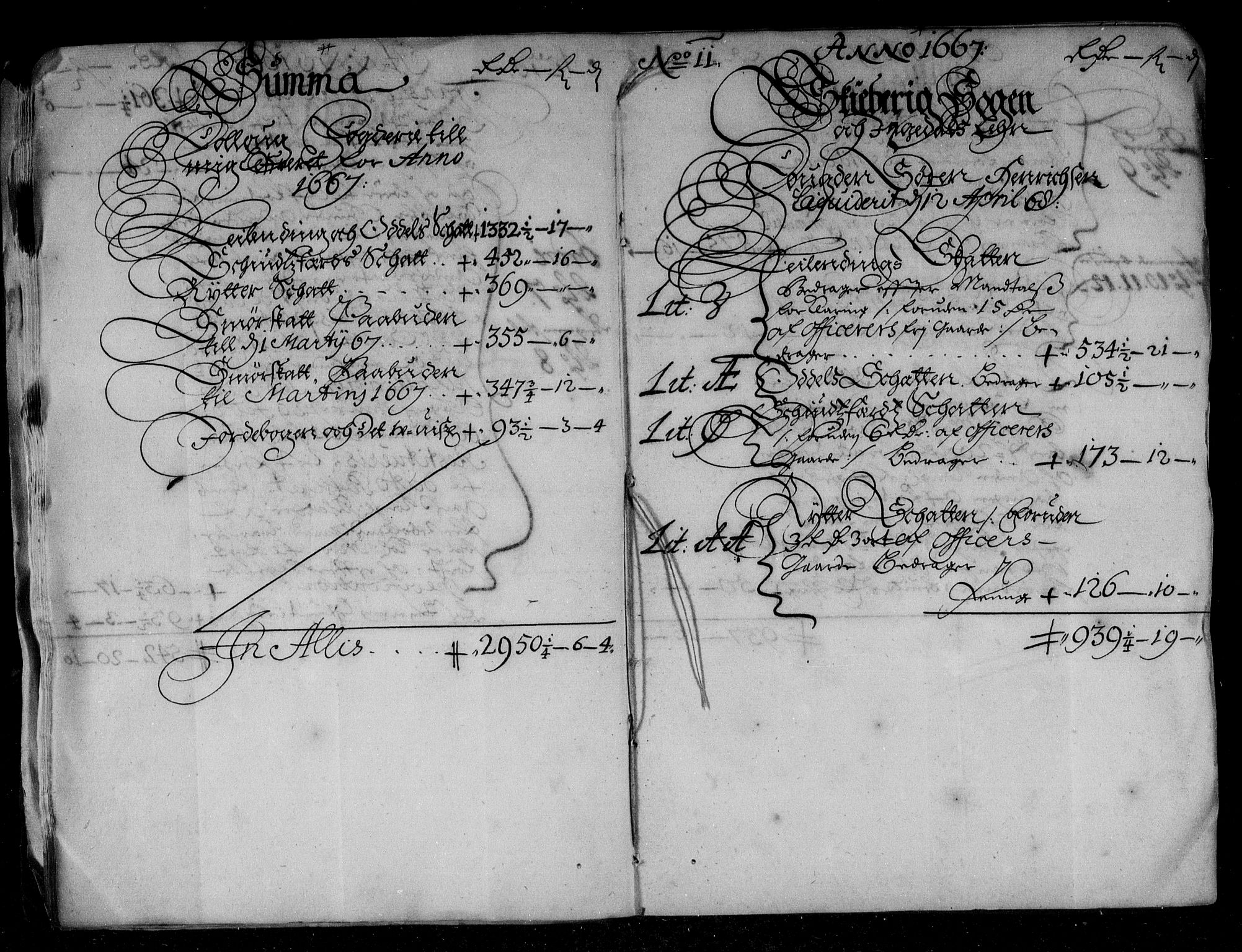 Rentekammeret inntil 1814, Reviderte regnskaper, Stiftamtstueregnskaper, Landkommissariatet på Akershus og Akershus stiftamt, AV/RA-EA-5869/R/Rb/L0044: Akershus stiftamt, 1667