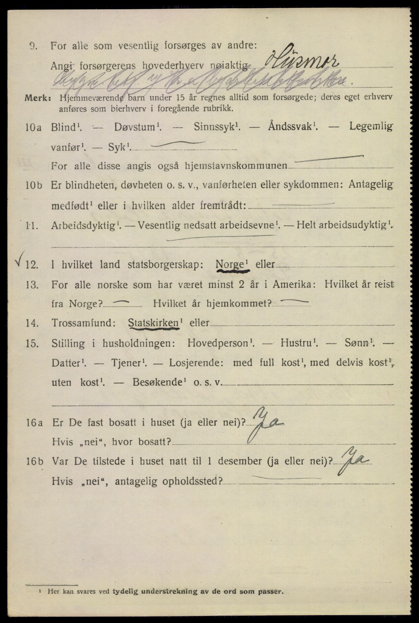 SAO, 1920 census for Kristiania, 1920, p. 652974