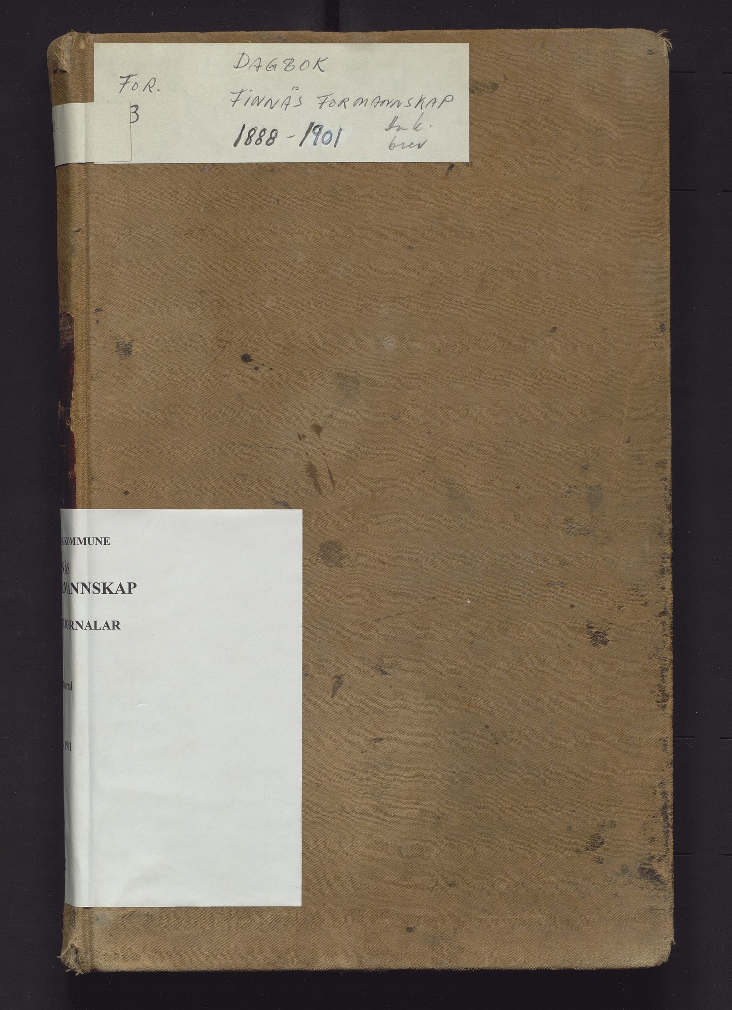 Finnaas kommune. Formannskapet, IKAH/1218a-021/C/Ca/L0002: Postjournal for formannskapet, 1888-1901