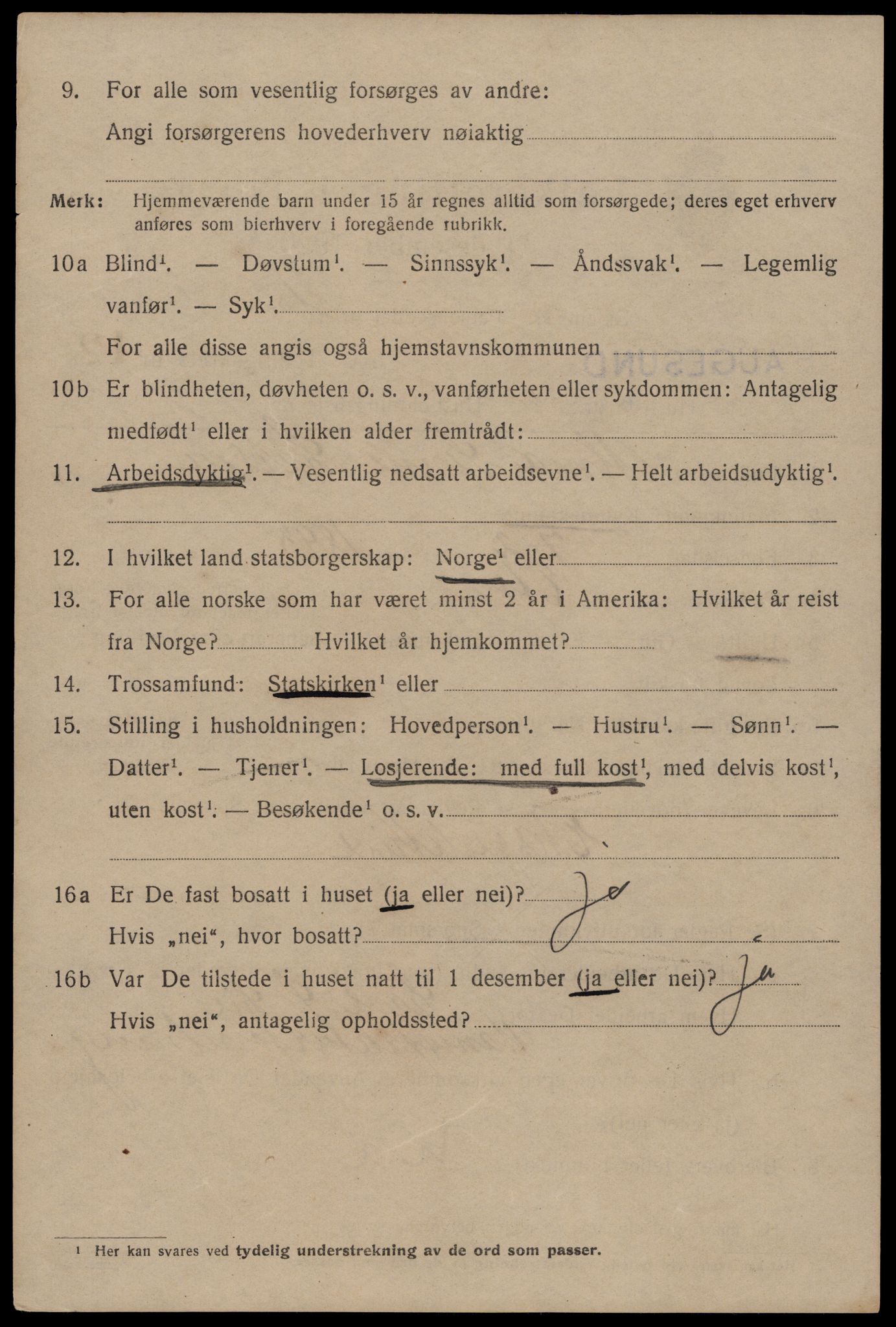 SAST, 1920 census for Haugesund, 1920, p. 41450