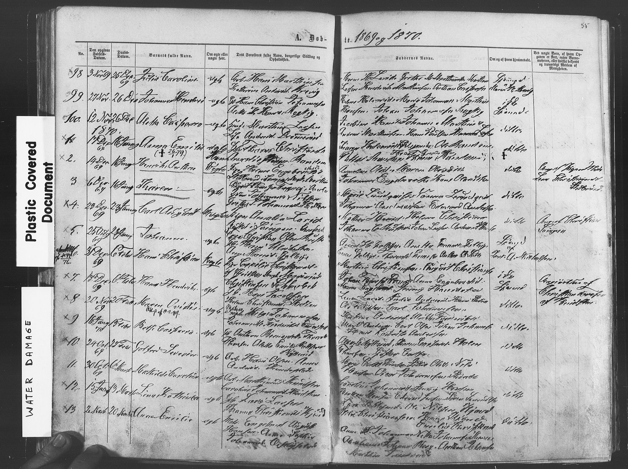 Vestby prestekontor Kirkebøker, AV/SAO-A-10893/F/Fa/L0008: Parish register (official) no. I 8, 1863-1877, p. 55