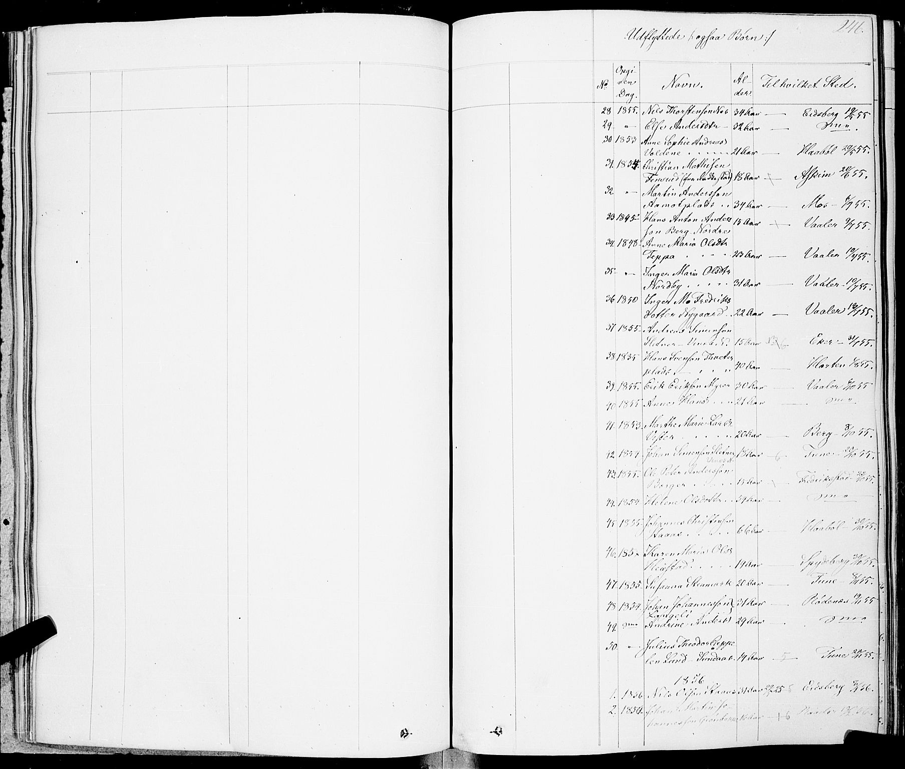 Skiptvet prestekontor Kirkebøker, SAO/A-20009/F/Fa/L0006: Parish register (official) no. 6, 1839-1860, p. 246