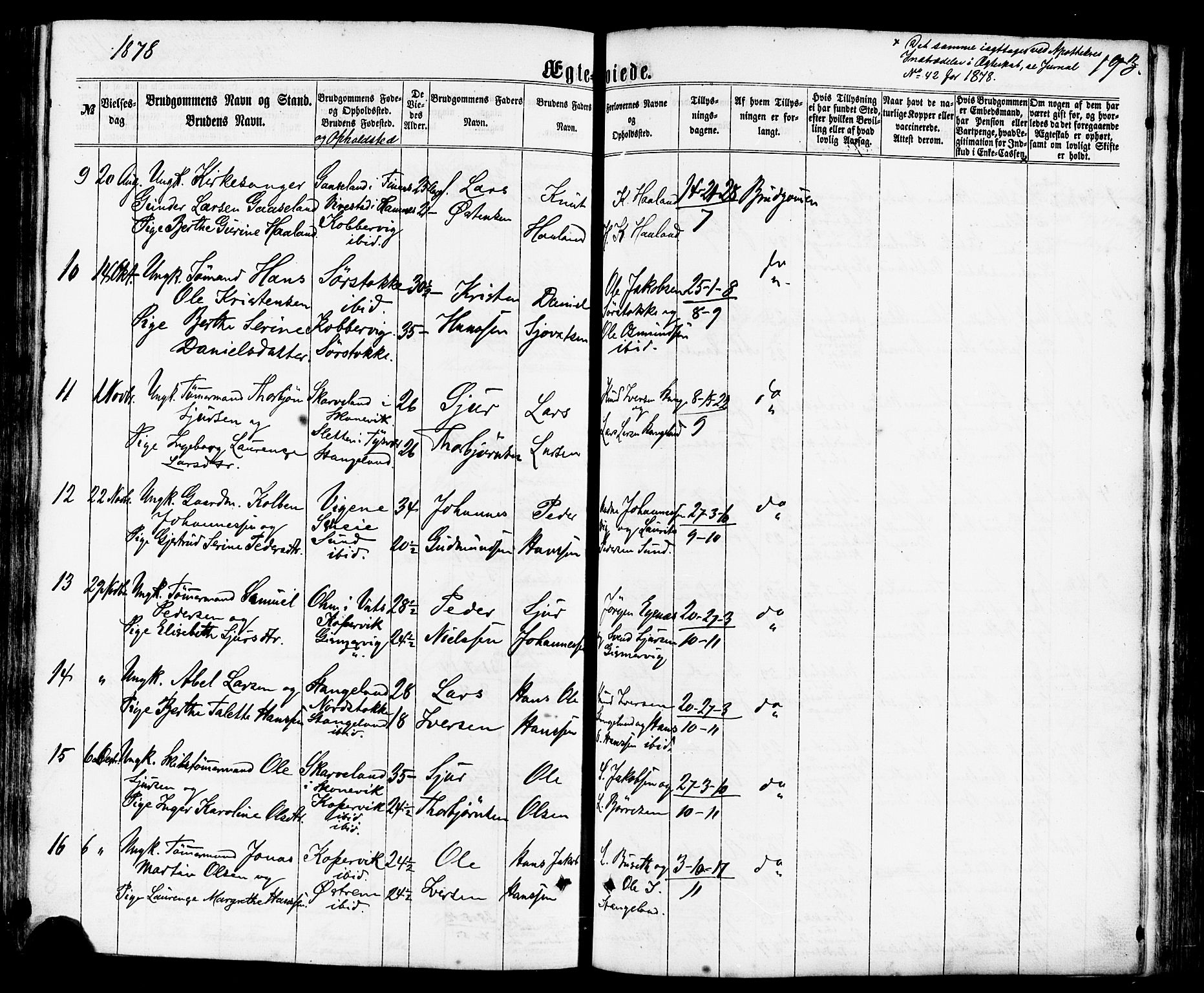 Avaldsnes sokneprestkontor, SAST/A -101851/H/Ha/Haa/L0011: Parish register (official) no. A 11, 1861-1880, p. 193