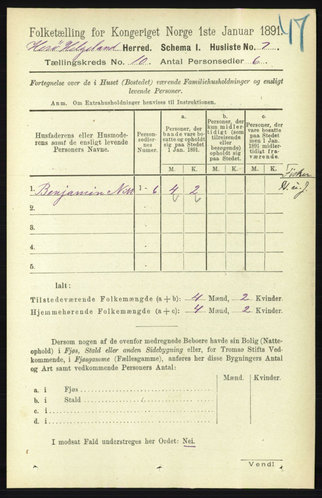 RA, 1891 census for 1818 Herøy, 1891, p. 3860