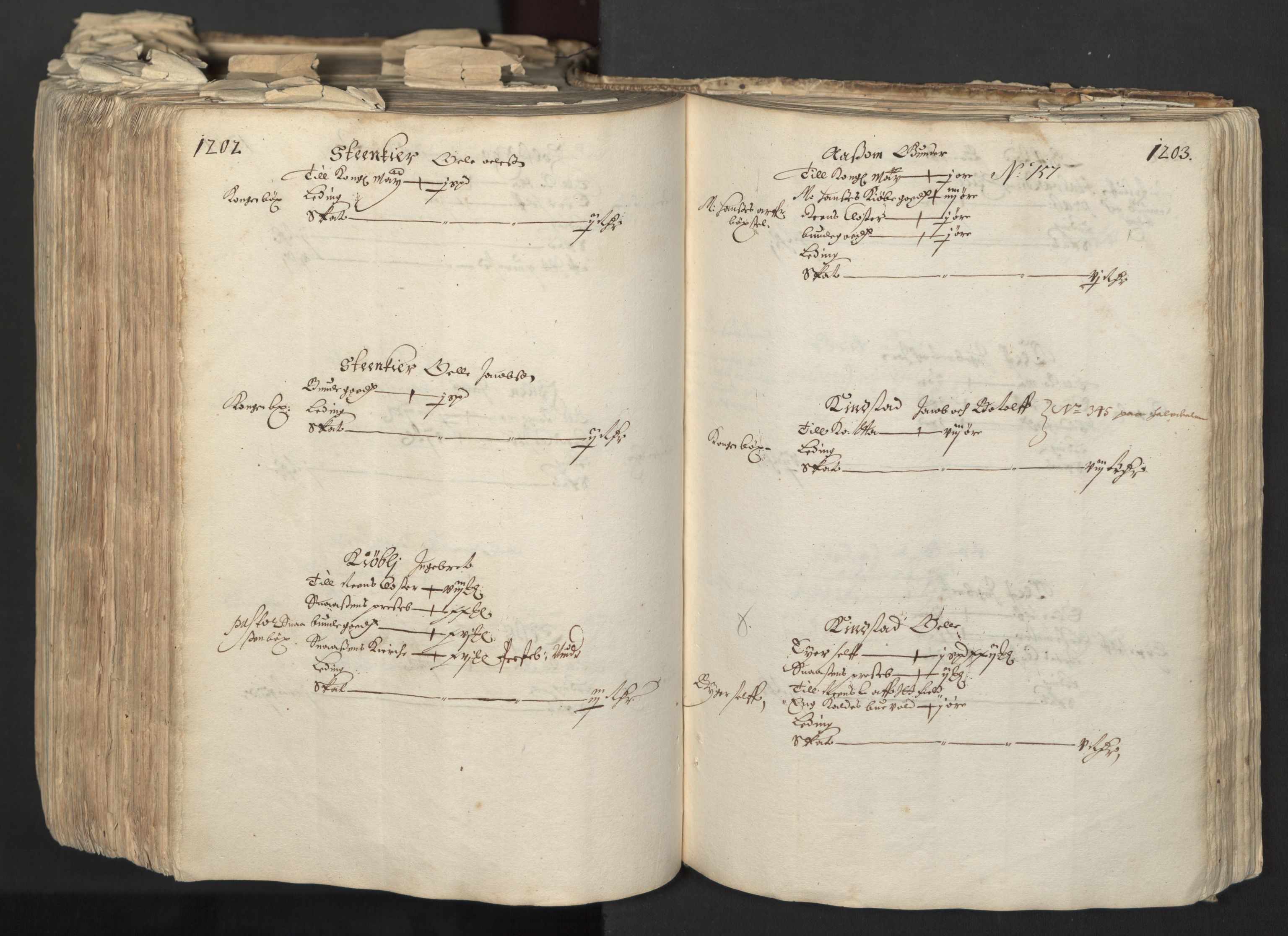 Rentekammeret inntil 1814, Realistisk ordnet avdeling, AV/RA-EA-4070/L/L0027: Trondheim lagdømme:, 1661, p. 1202-1203