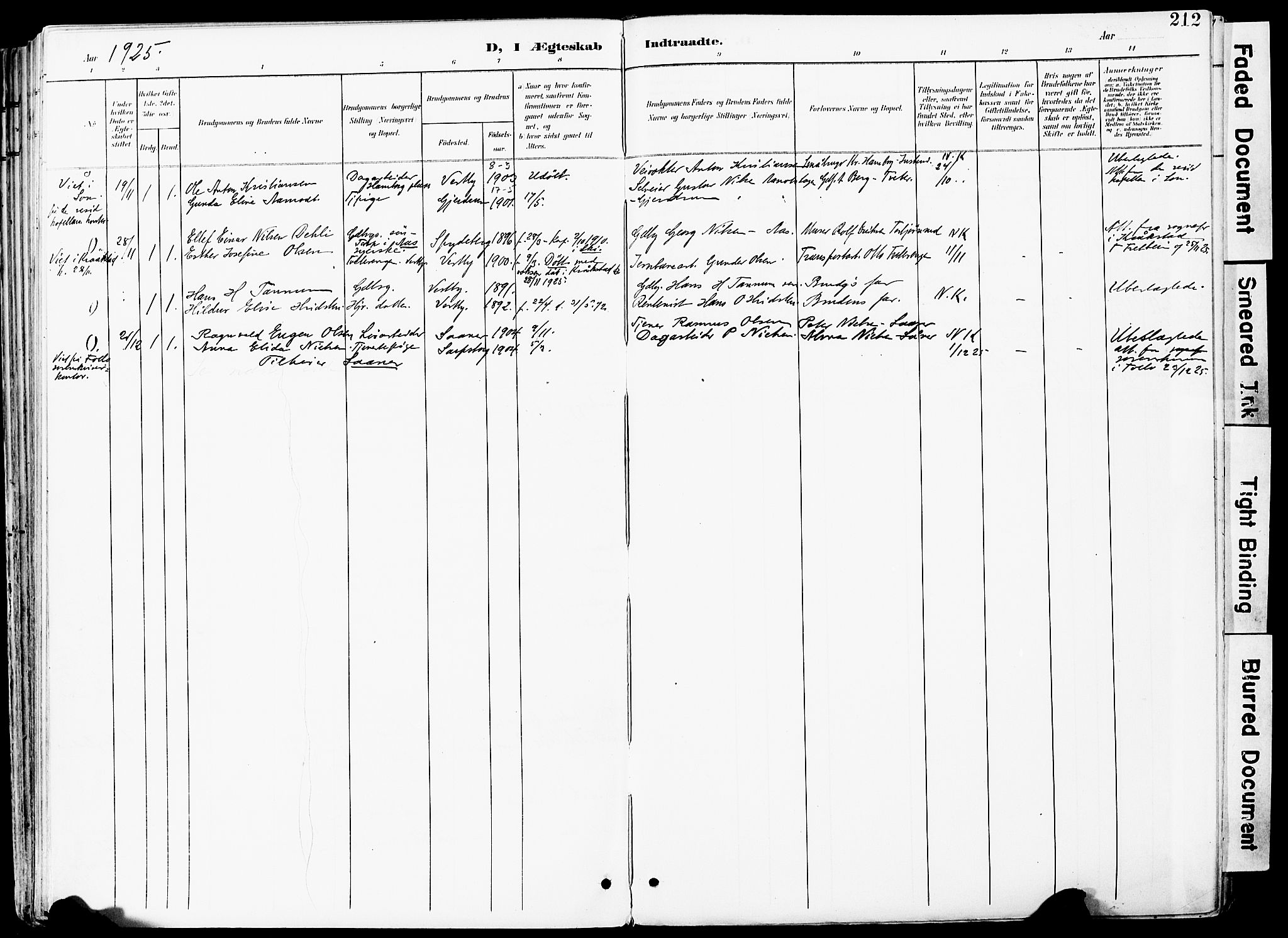 Vestby prestekontor Kirkebøker, AV/SAO-A-10893/F/Fa/L0010: Parish register (official) no. I 10, 1900-1926, p. 212