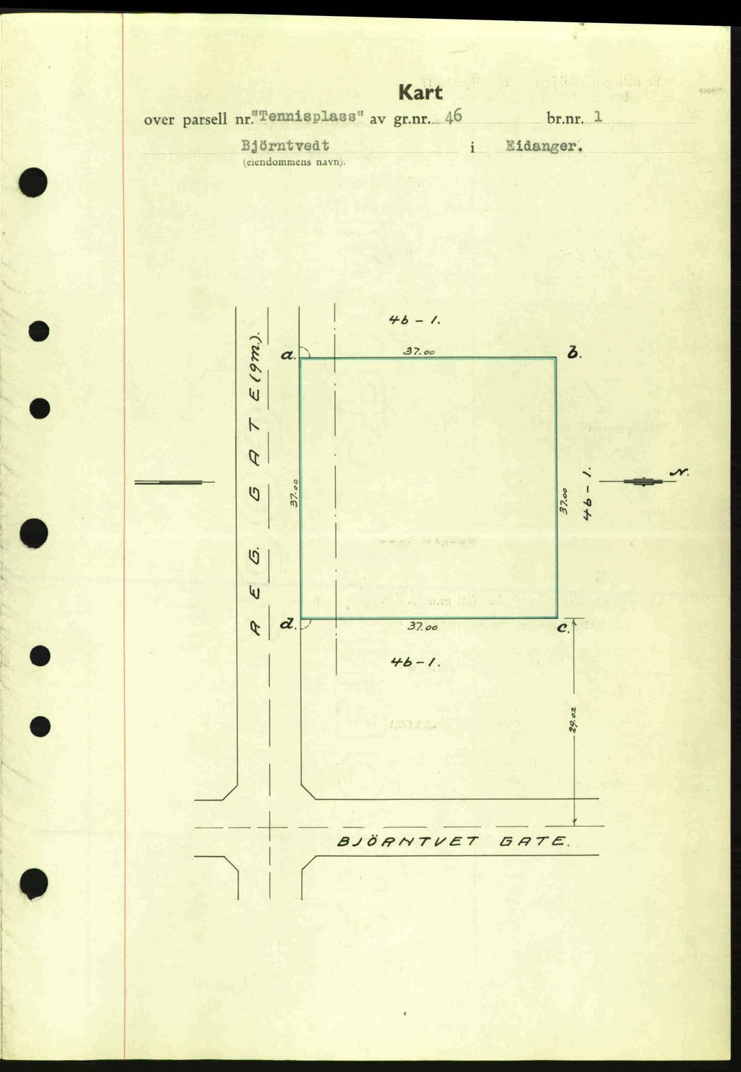 Bamble sorenskriveri, AV/SAKO-A-214/G/Ga/Gag/L0002: Mortgage book no. A-2, 1937-1938, Diary no: : 609/1938