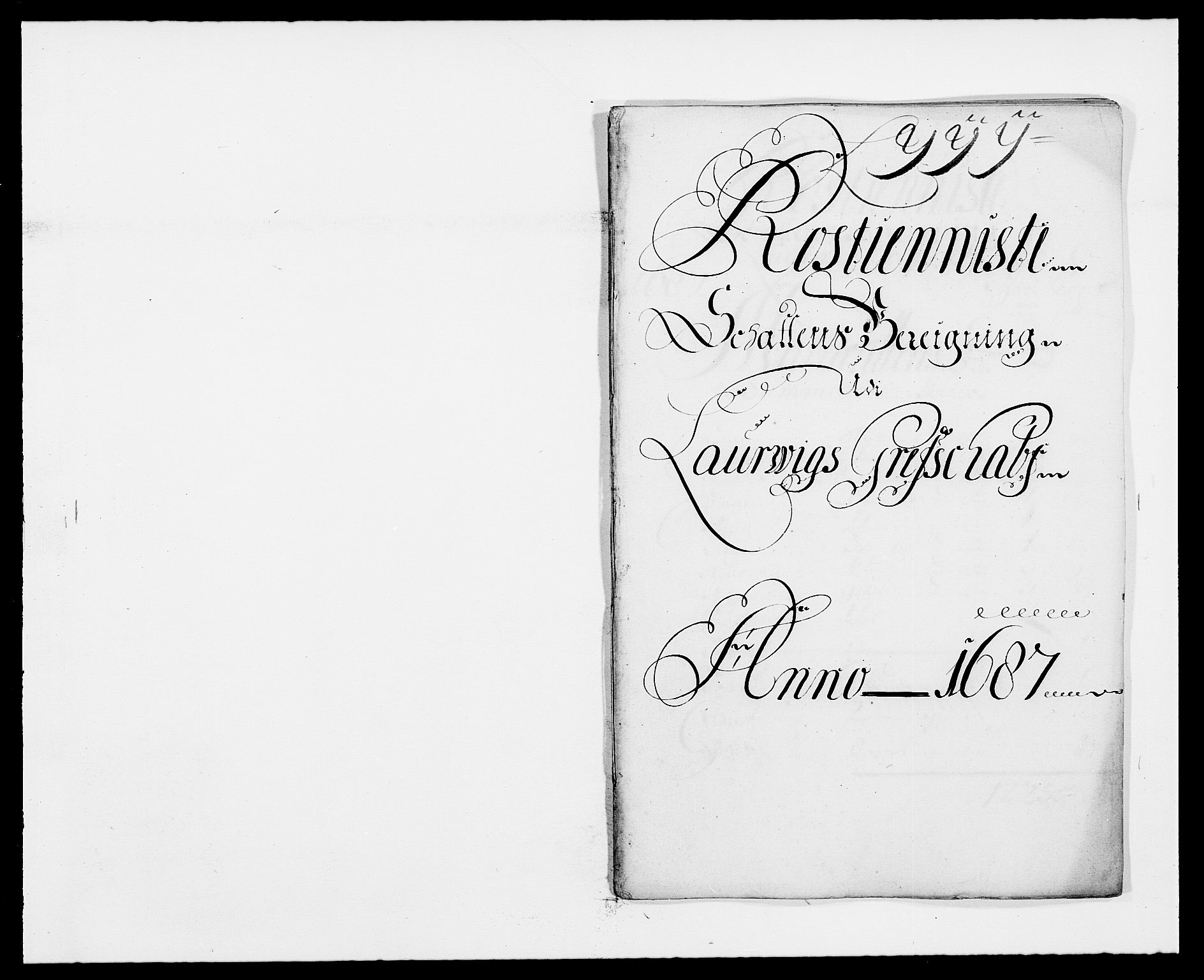 Rentekammeret inntil 1814, Reviderte regnskaper, Fogderegnskap, RA/EA-4092/R33/L1970: Fogderegnskap Larvik grevskap, 1675-1687, p. 349